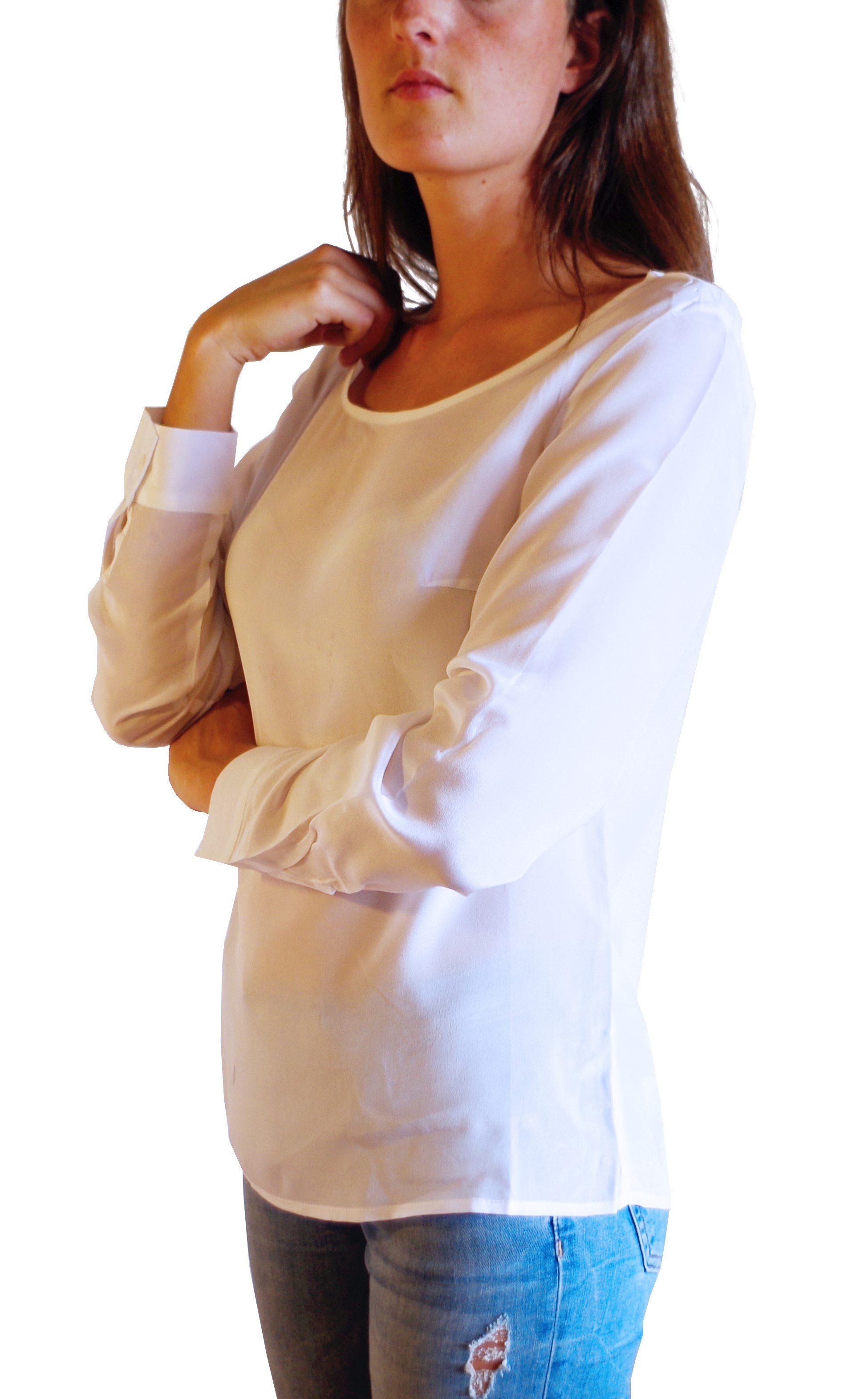 Posh Gear Seidenbluse Damen Bluse Rotondoseta günstig online kaufen