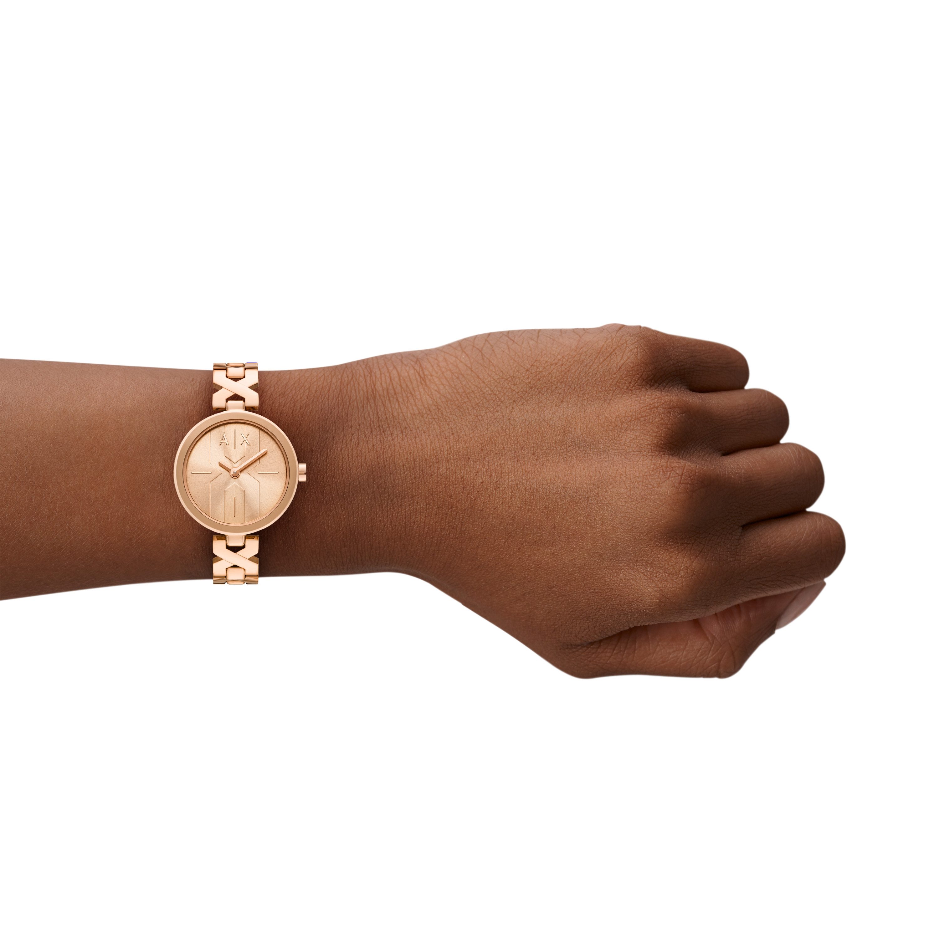 ARMANI EXCHANGE Quarzuhr AX5832, Armbanduhr, Damenuhr, Edelstahlarmband, analog