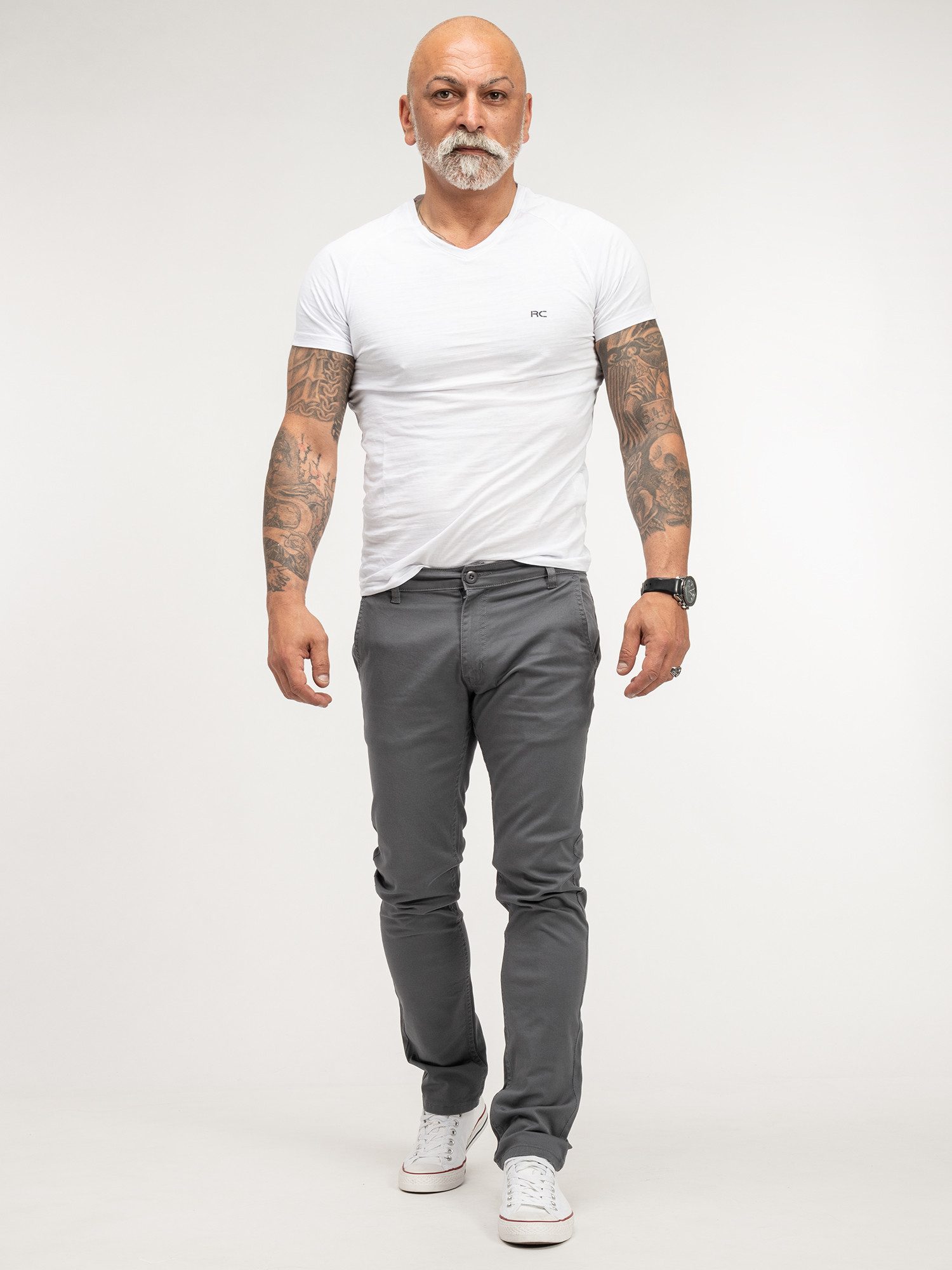 Rock Creek Chinohose Herren Chino Hose H-379 – Bild 4 von 5