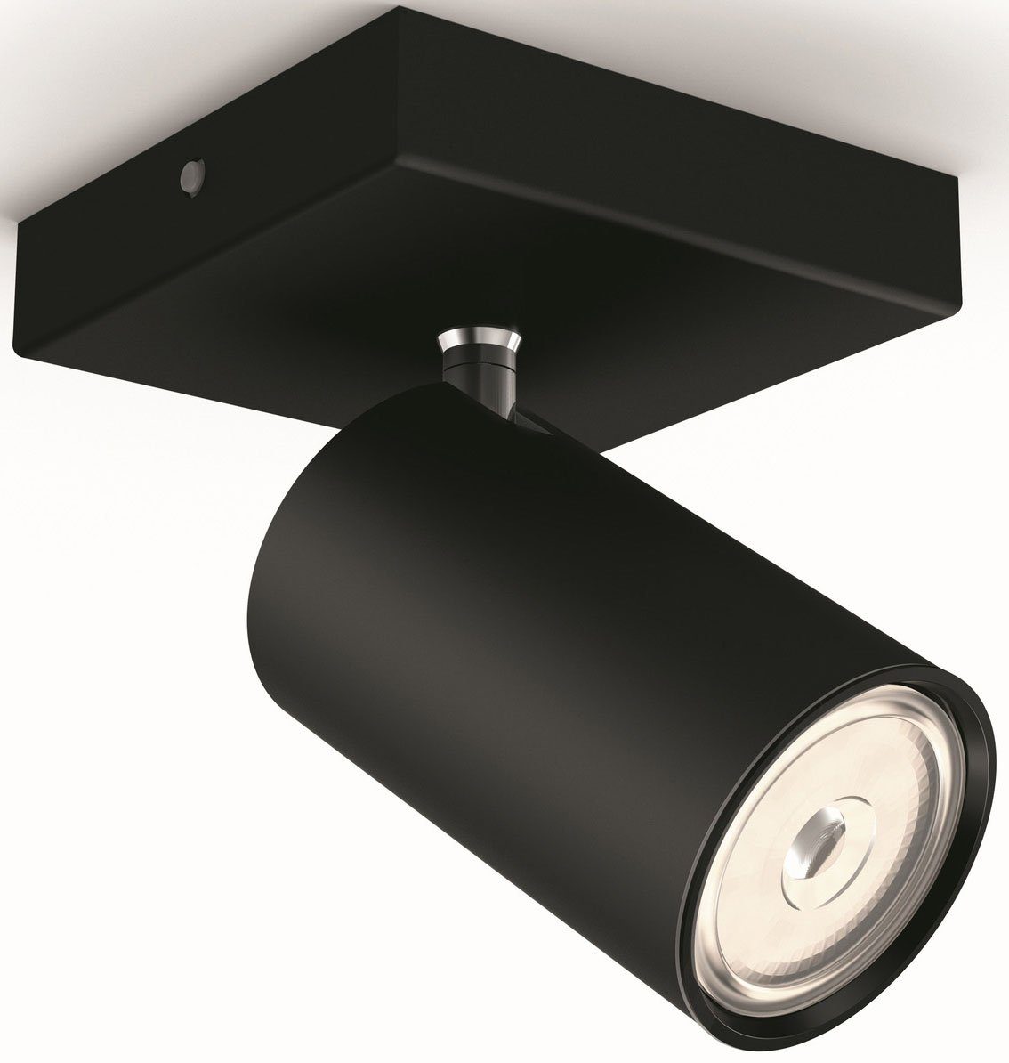 Philips Deckenspot Kosipo, LED wechselbar, Spot 1flg. 1x5,5W Schwarz exkl LM