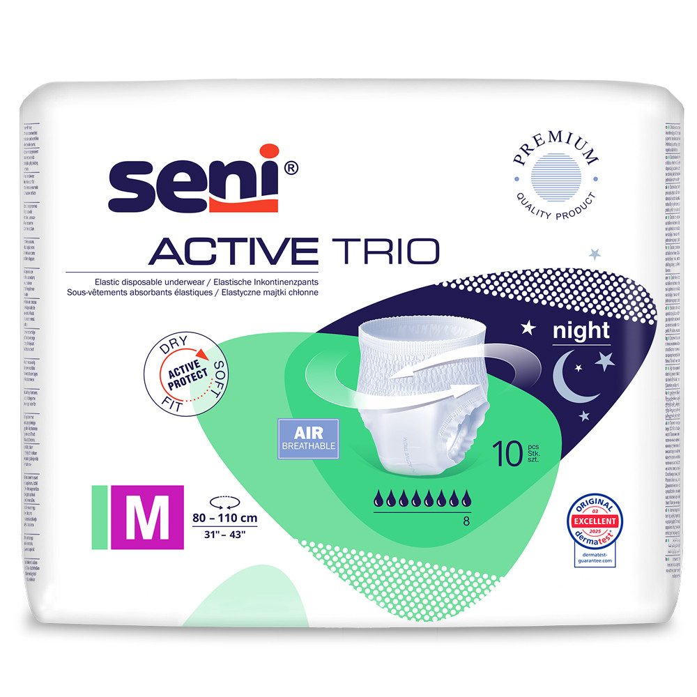 seni Inkontinenz-Pants Seni Active Trio Inkontinenzslips Größe M (1x10 St