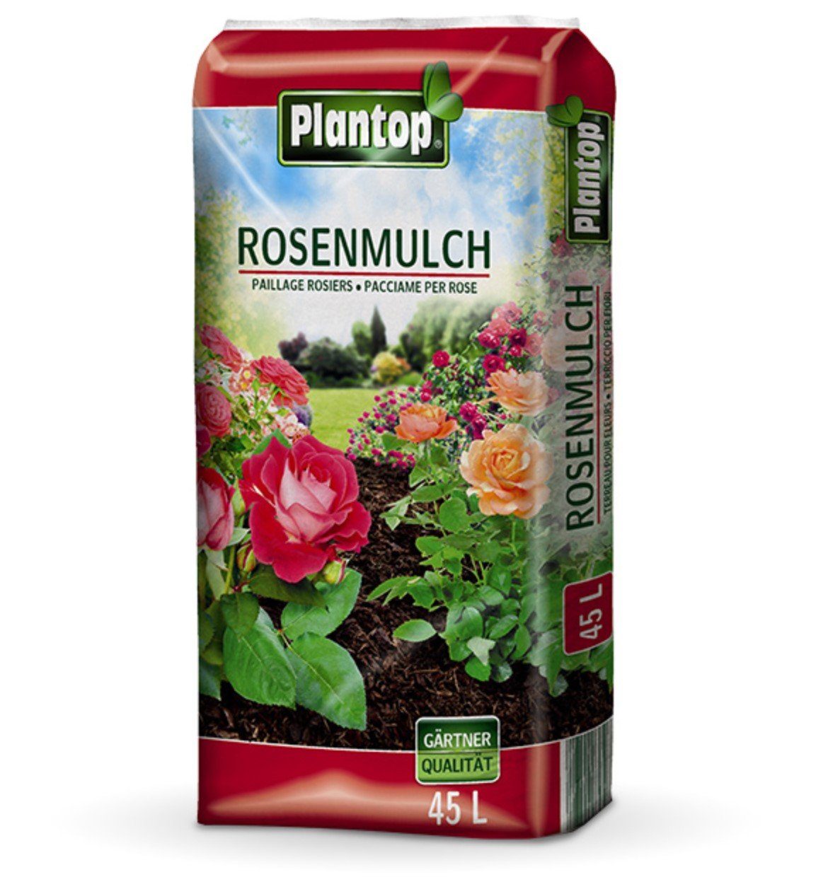 Plantop Blumenerde PLANTOP Rosenmulch, 45 Ltr