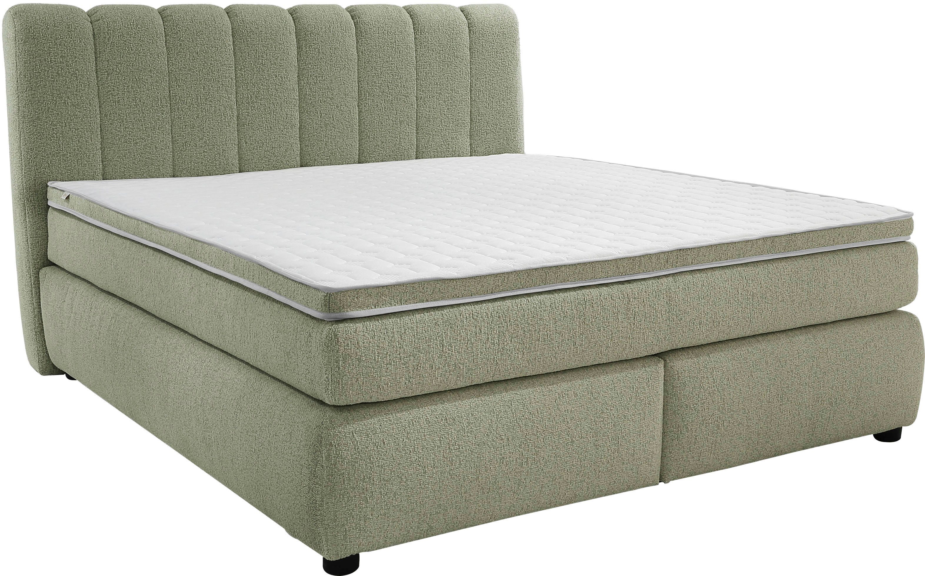 Jockenhöfer Gruppe Boxspringbett Tilda, wahlweise mit oder ohne Bettkasten, inkl. 7-Zonen-TTFK-Matratze, Kaltschaumtopper, 180x200cm