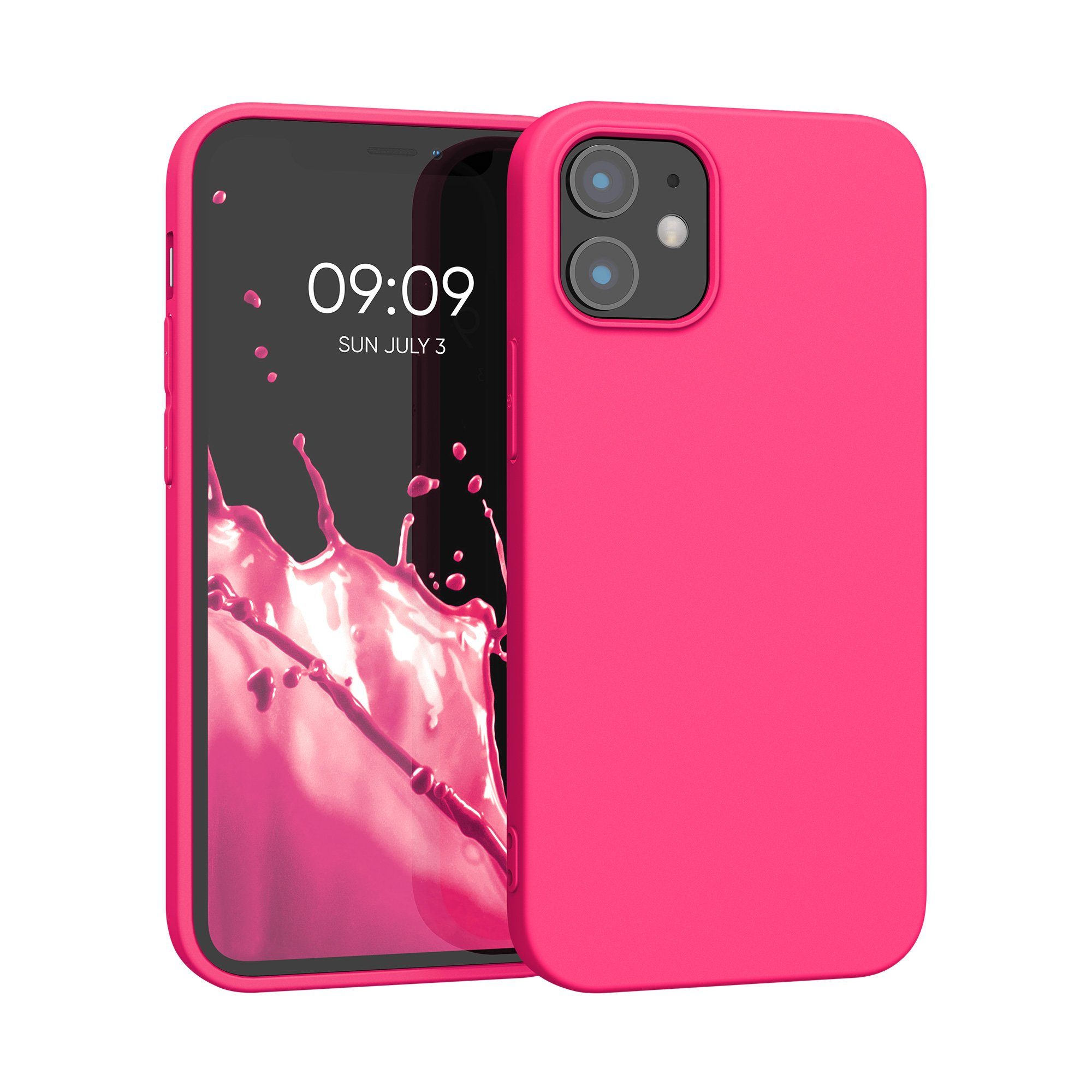 kwmobile Handyhülle Hülle für Apple iPhone 12 mini, Hülle Silikon - Soft Handyhülle - Handy Case Cover