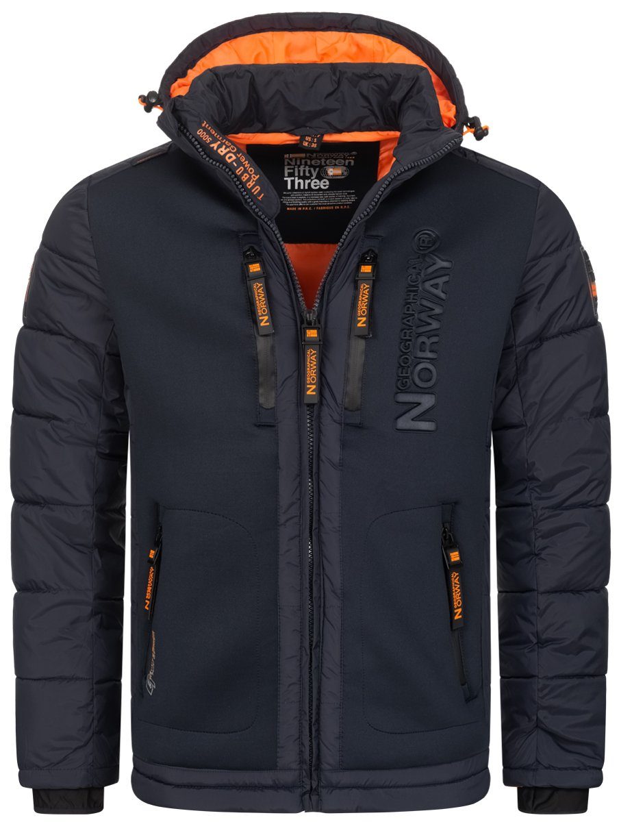 Geographical Norway Steppjacke Winter Jacke Parka Steppjacke Kapuzenjacke O günstig online kaufen