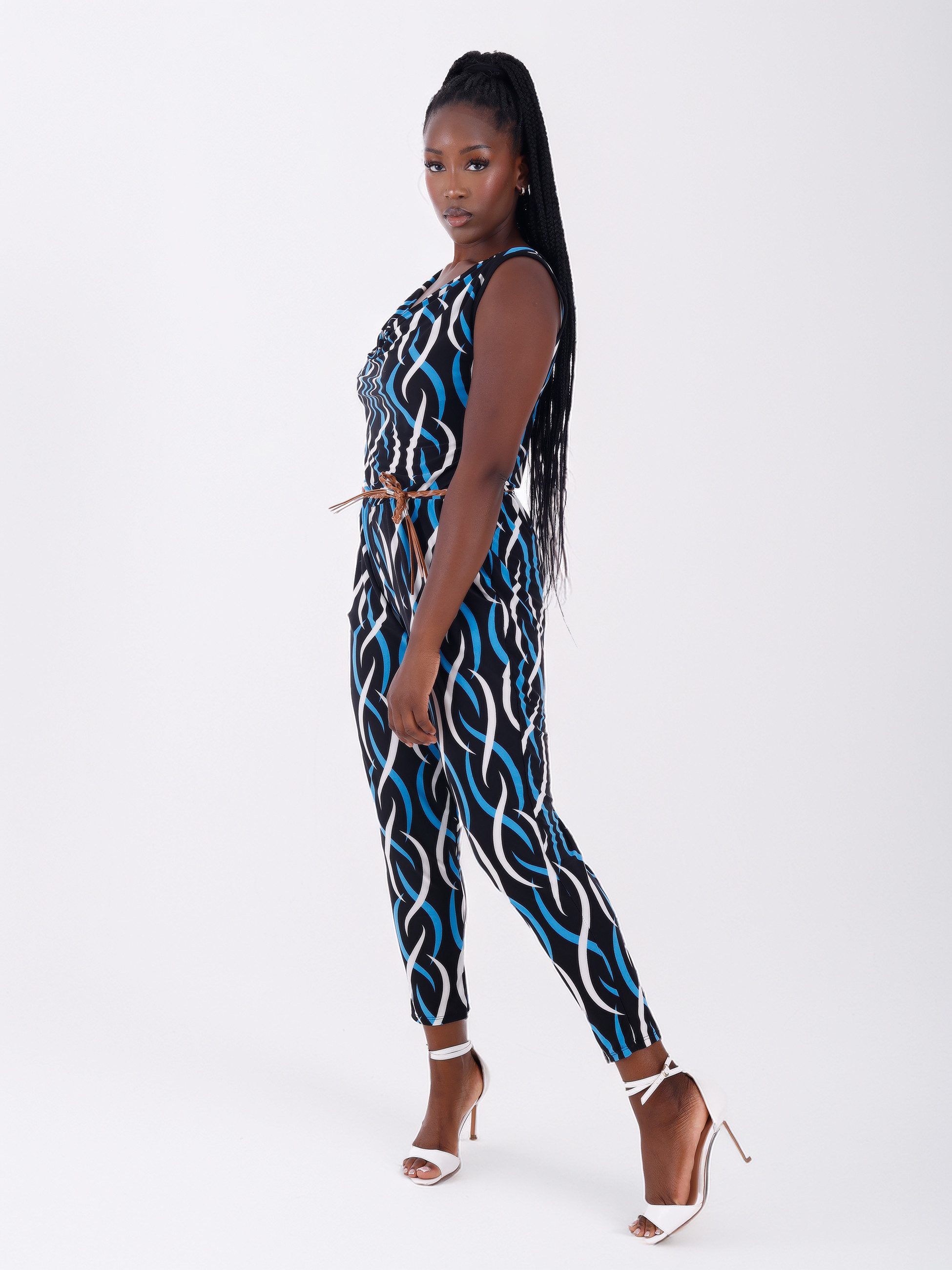 YC Fashion & Style Jumpsuit gemusterter günstig online kaufen