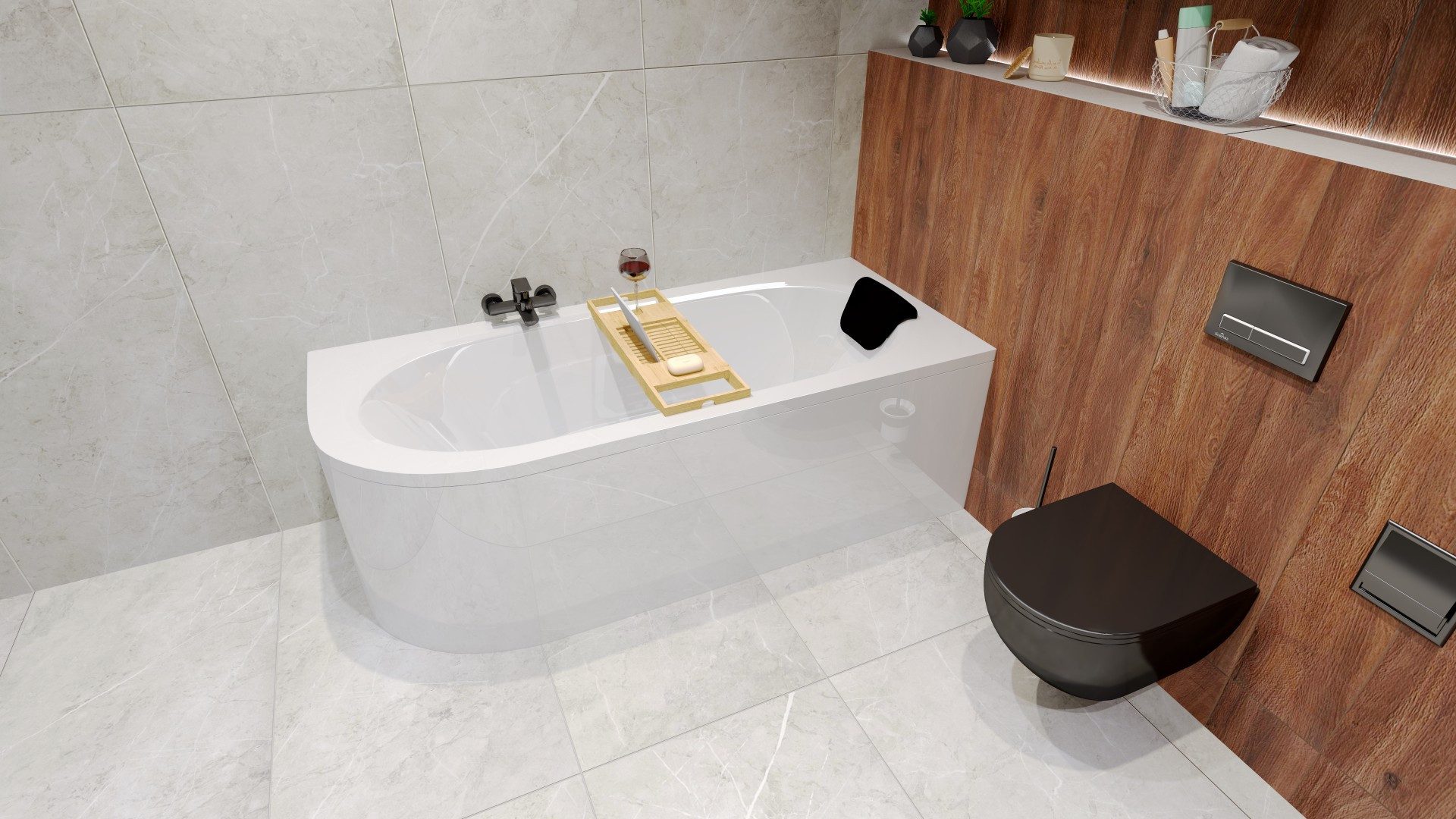 KOLMAN Badewanne Eckwanne AVITA 160x75 Rechts günstig online kaufen