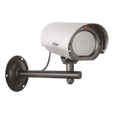 Elro CDB27F Überwachungskamera Attrappe (Außenbereich, 1-tlg., Dummy Kamera mit Blitzlicht)