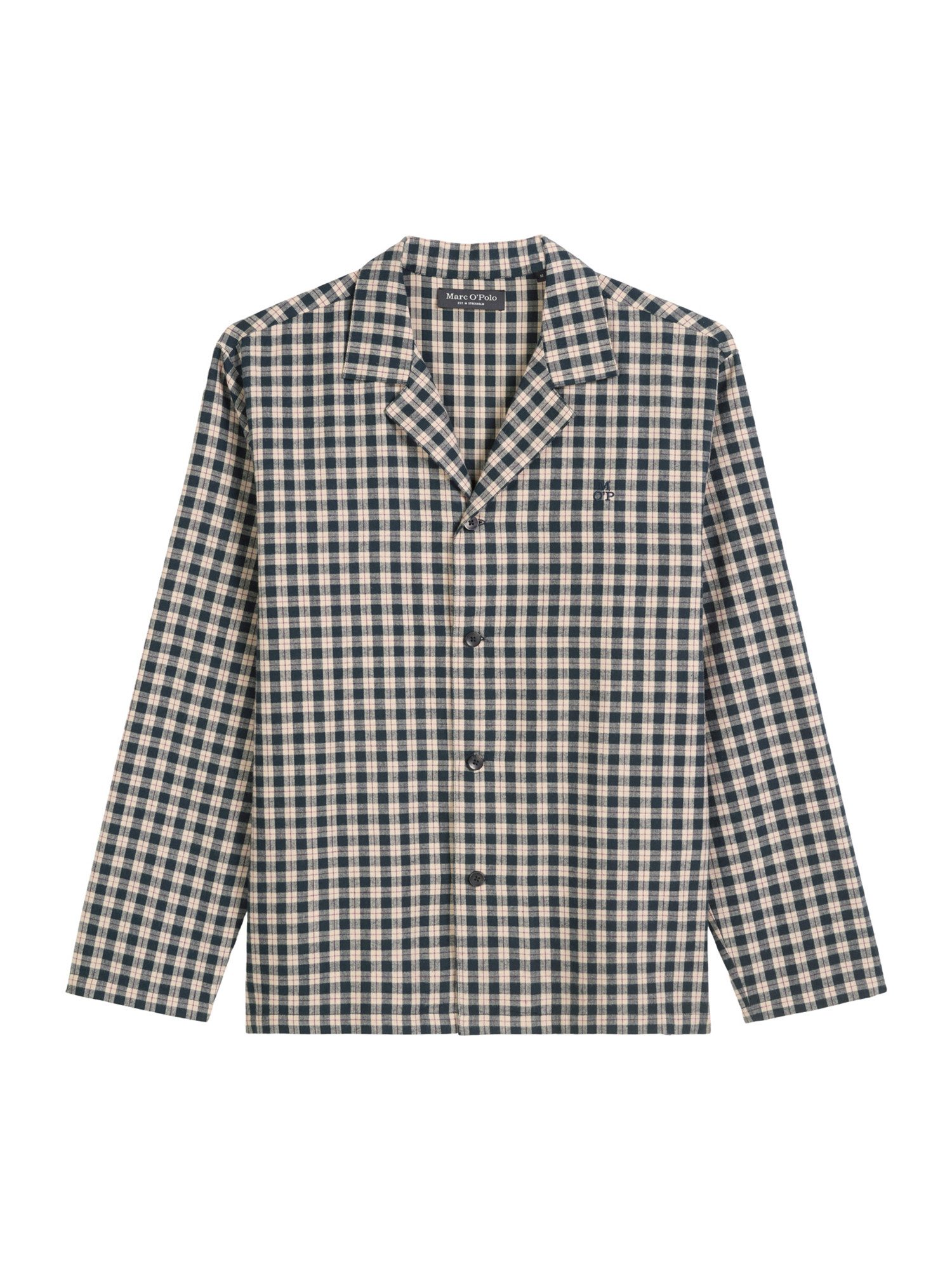 Marc O'Polo Pyjamaoberteil Cozy Flannel schlaf-oberteil nachthemd sleepshir günstig online kaufen