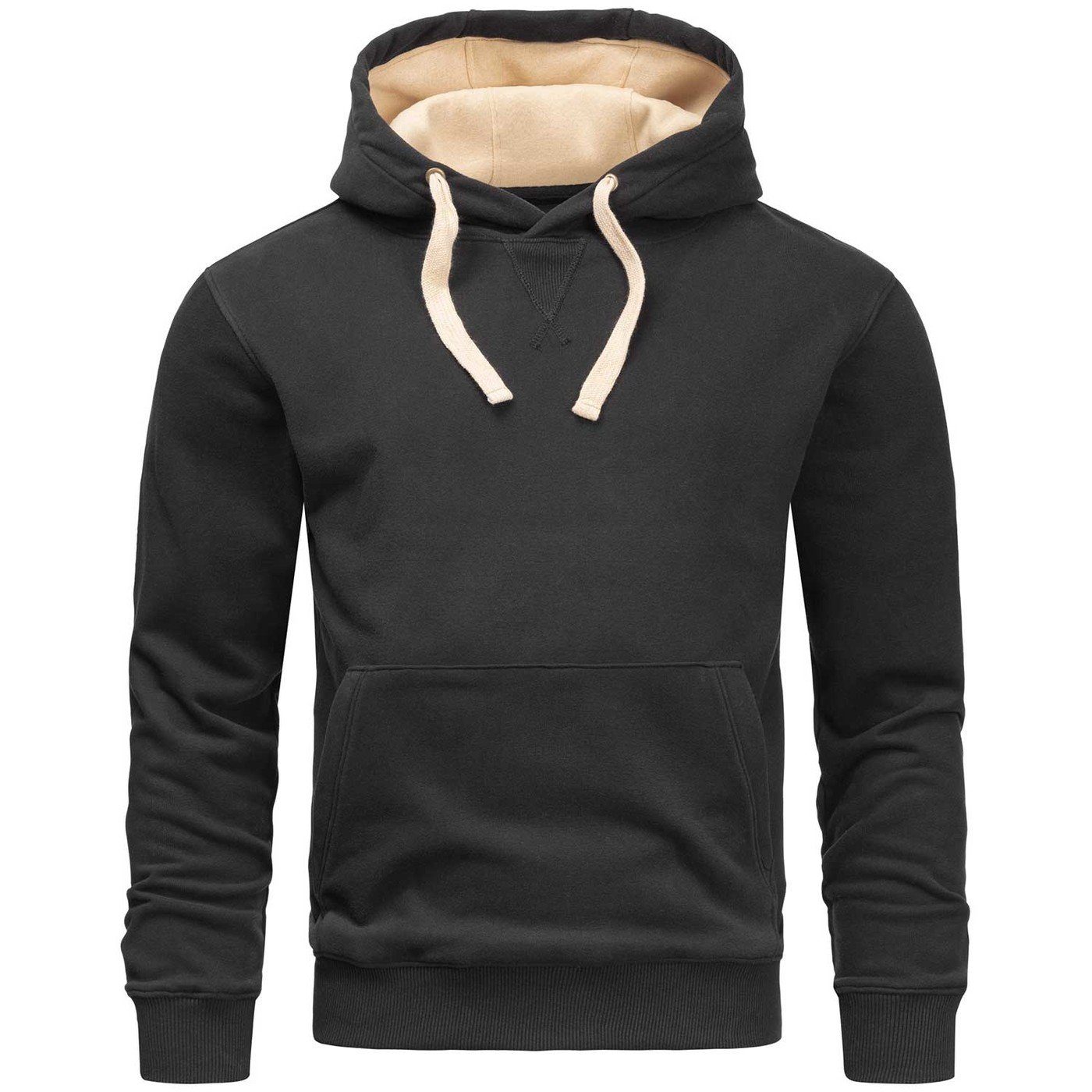 Hoodie Herren mit Kapuze – Sweatshirt mit Kängurutasche