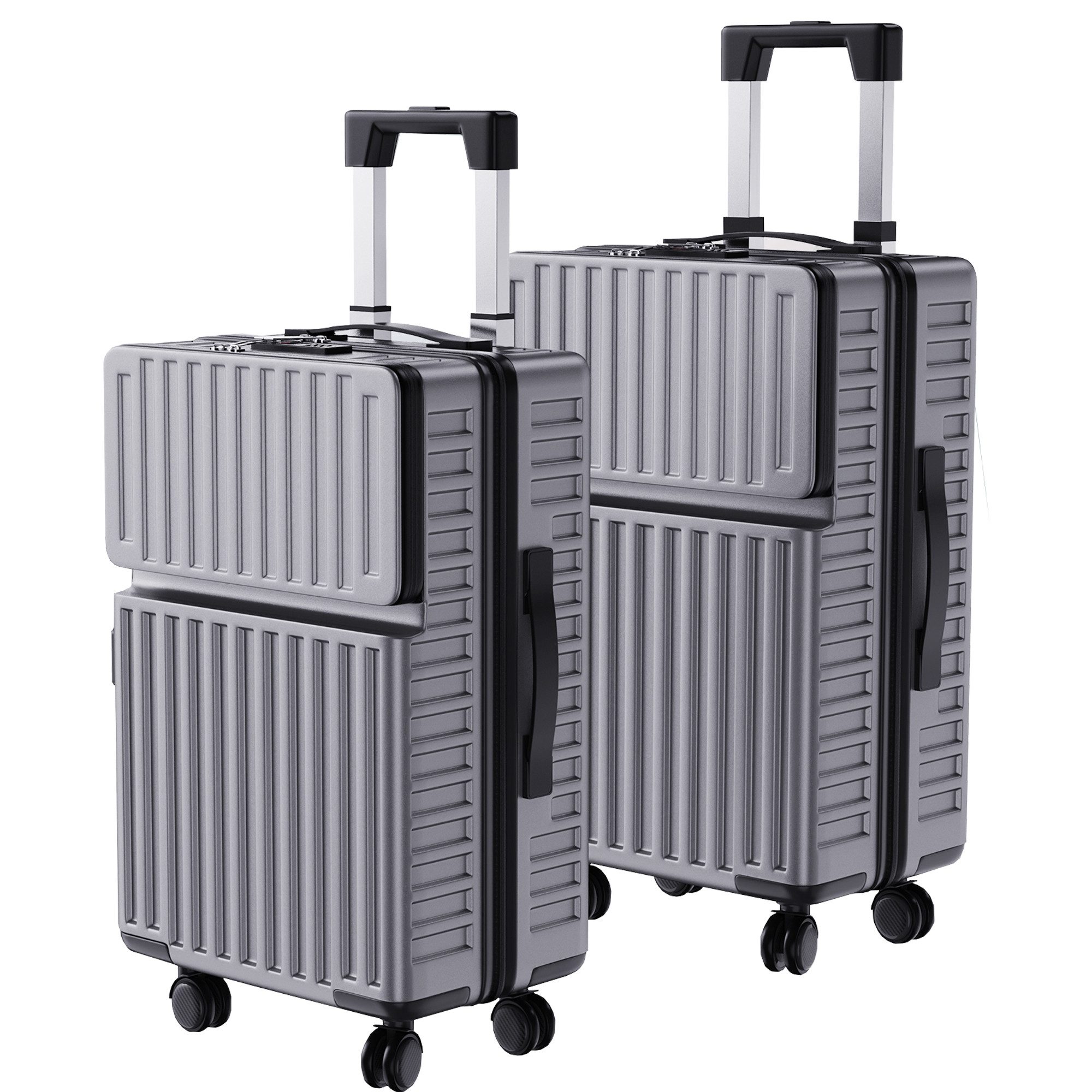 FUROKOY Trolleyset Kofferset Hartschalenkofferset Reisekoffer Set, 20/24 Zo günstig online kaufen