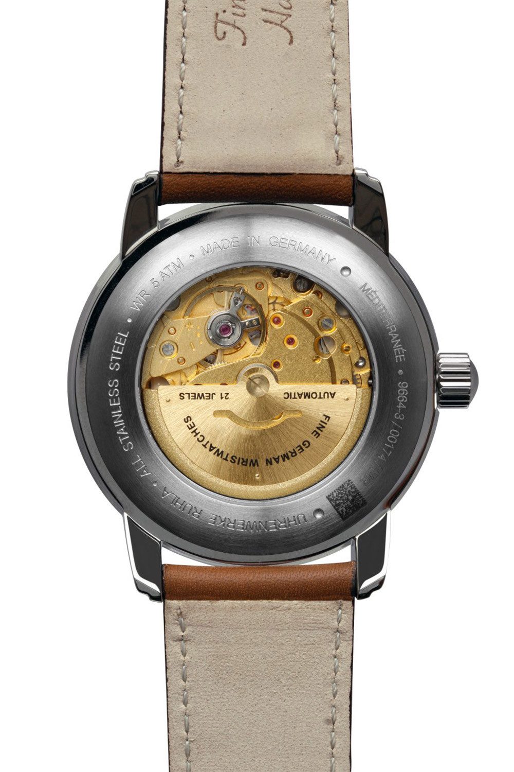 ZEPPELIN Automatikuhr 9664-3, Herrenuhr Automatik 100 Jahre Méditerranée Braun/Blau