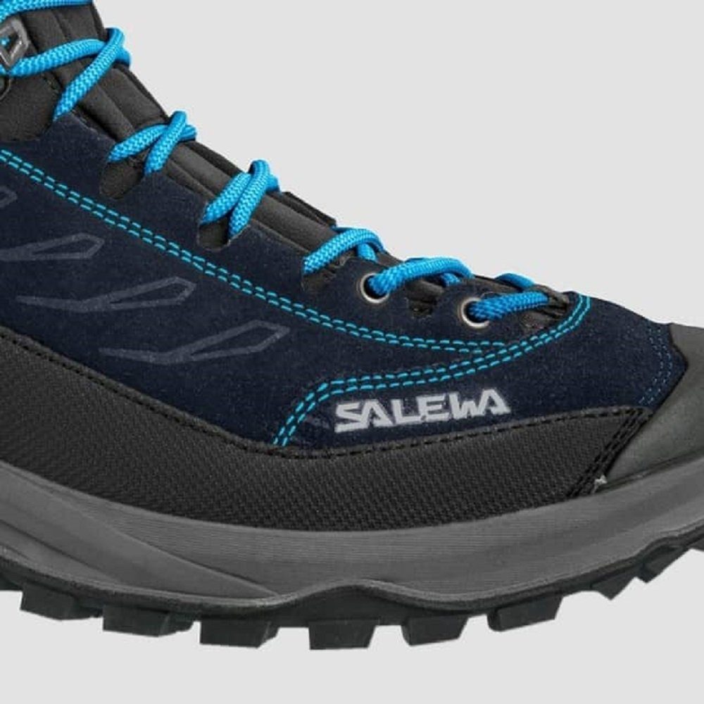 Salewa Damen Stiefel Boots GoreTex Wms Hike Trainer Mid Gtx blau Wanderschuh