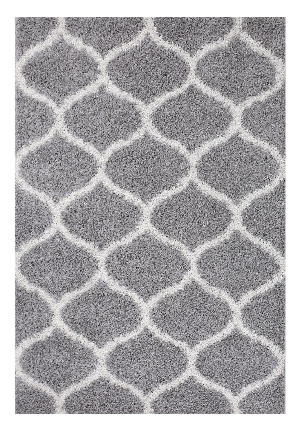 Vimoda Hochflor-Läufer Wohnzimmerteppich Modern, Rechteckig, Höhe: günstig online kaufen