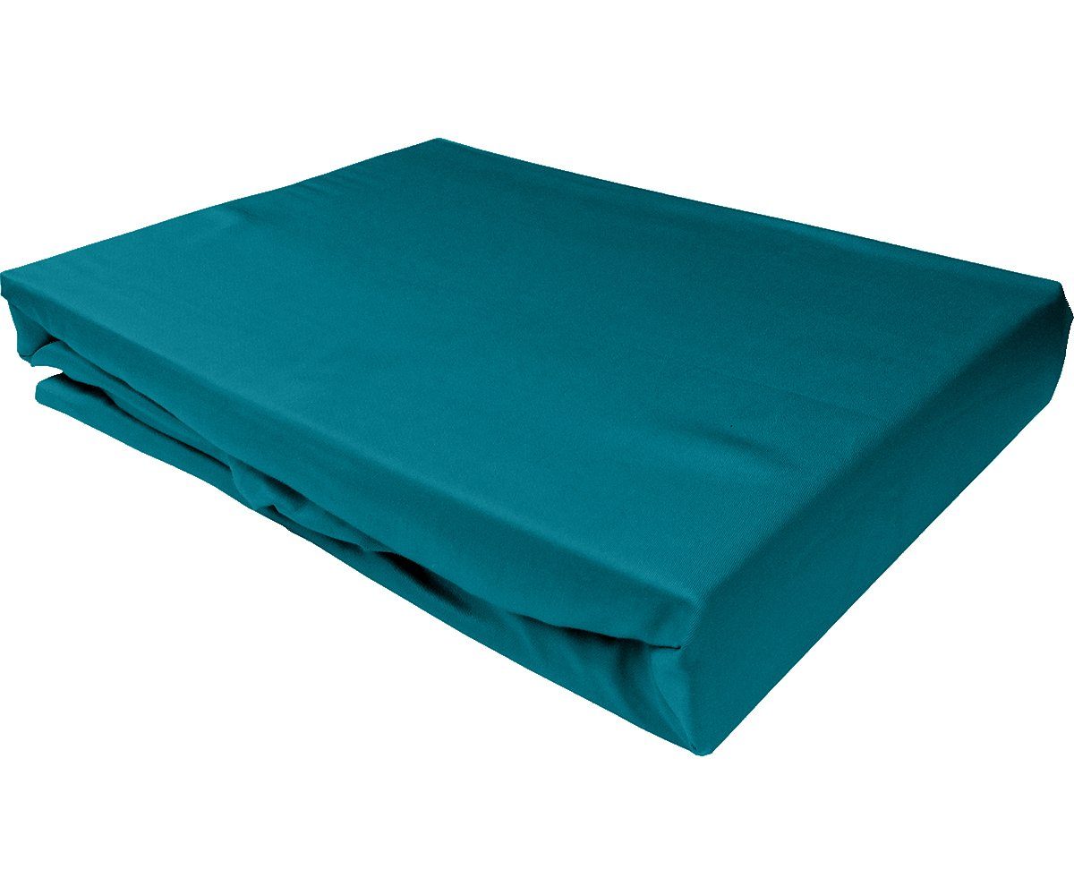 BETTWAESCHE-MIT-STIL Spannbettlaken Mako Satin Spannbettlaken, Topper günstig online kaufen