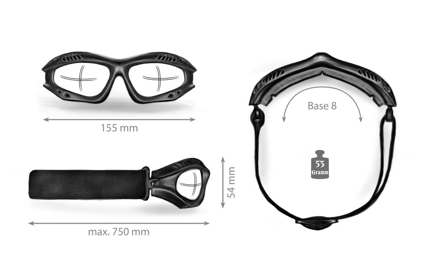 hellrider, - No.1 Motorradbrille schnell selbsttönende Bikereyes Helly Gläser