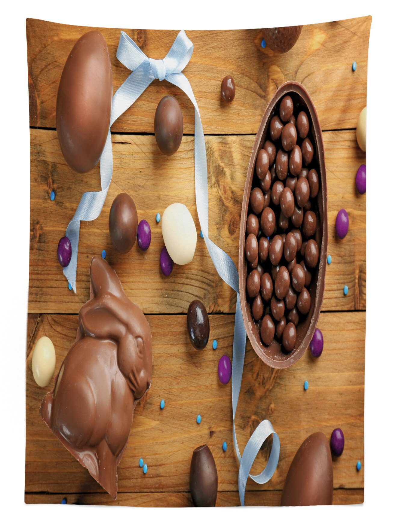 Osterhase Abakuhaus Eier den Tischdecke geeignet Für Farben, Farbfest Schokolade Außen Bereich Waschbar Klare Ferien