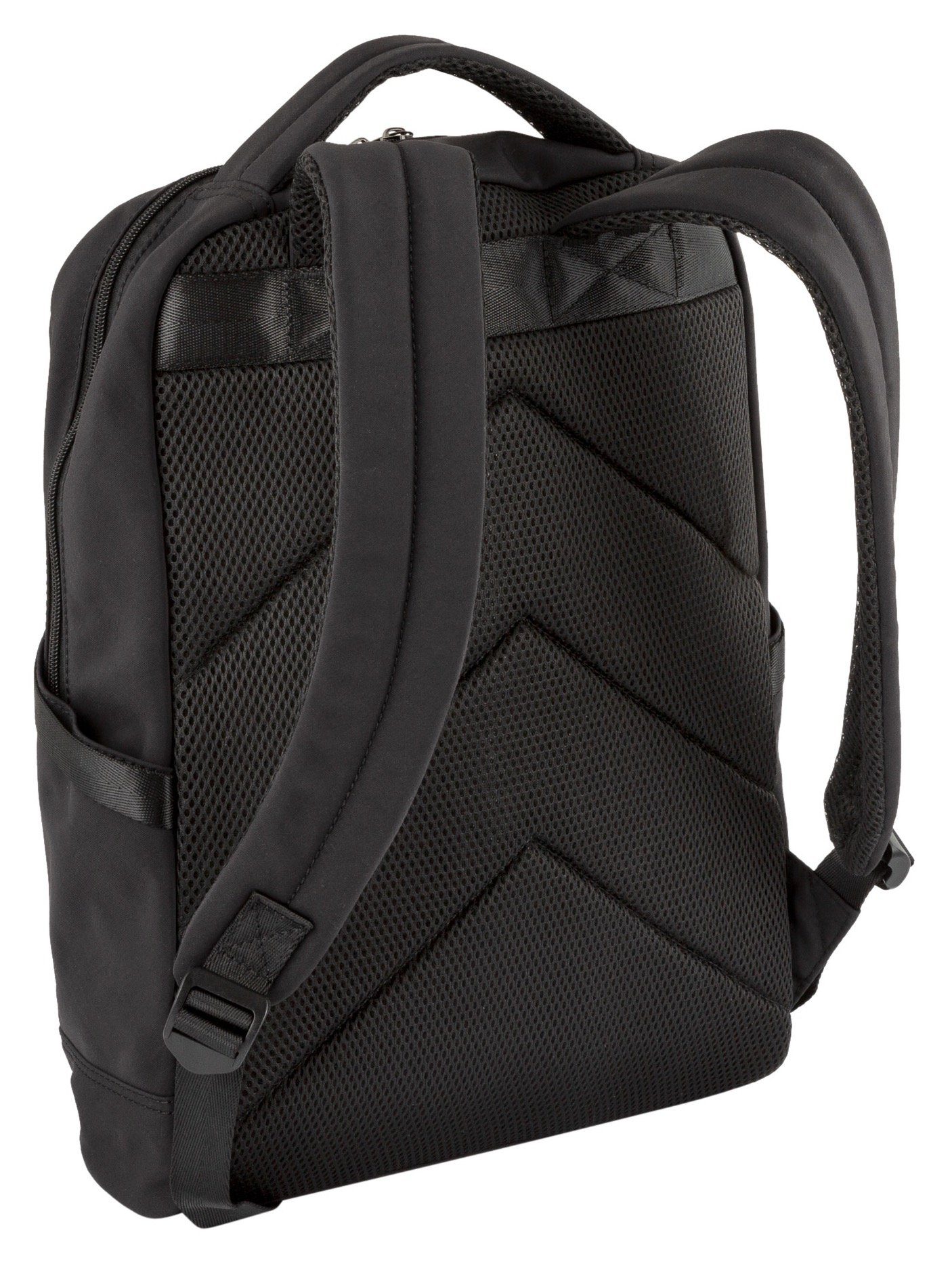 im schwarz Backpack BOSTON Design Cityrucksack M, praktischen TAILOR TOM