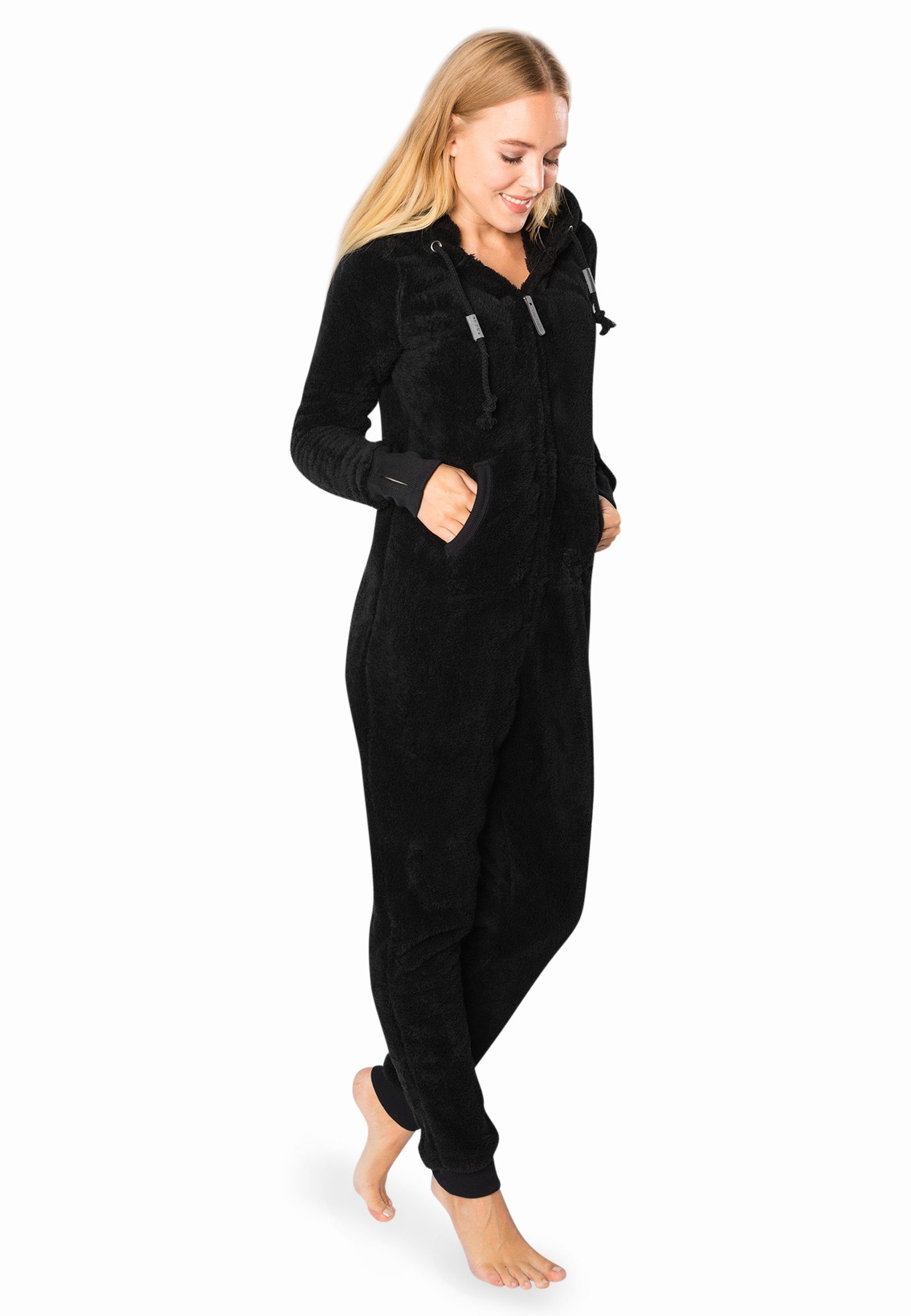 Eight2Nine Jumpsuit Fleece Overall black1