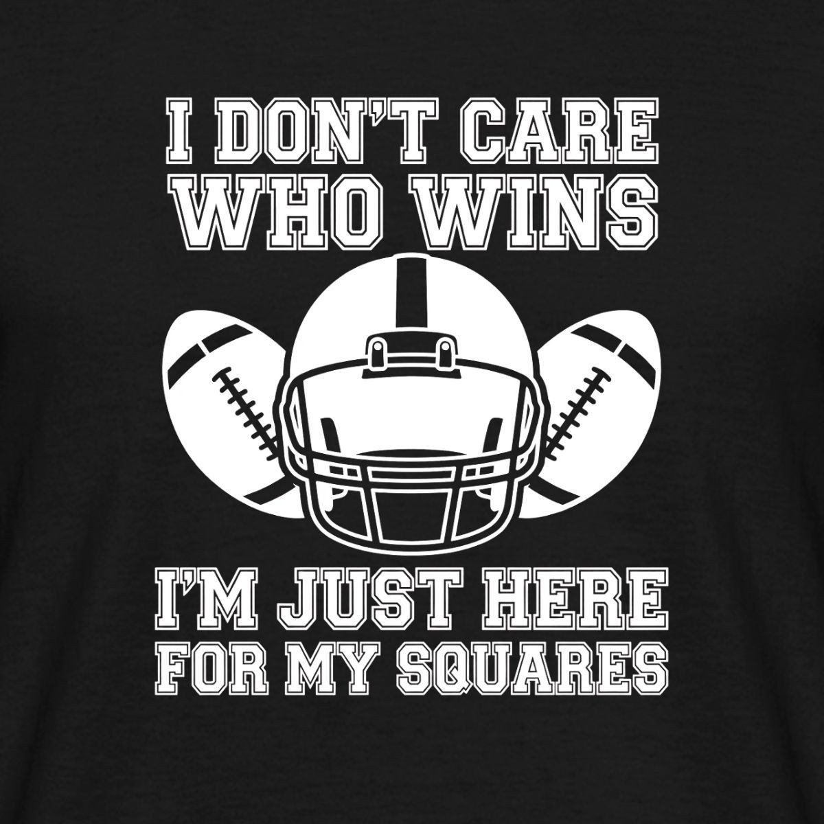 Spreadshirt T-Shirt American Football Squares Spieltag Männer T-Shirt (1-tlg)