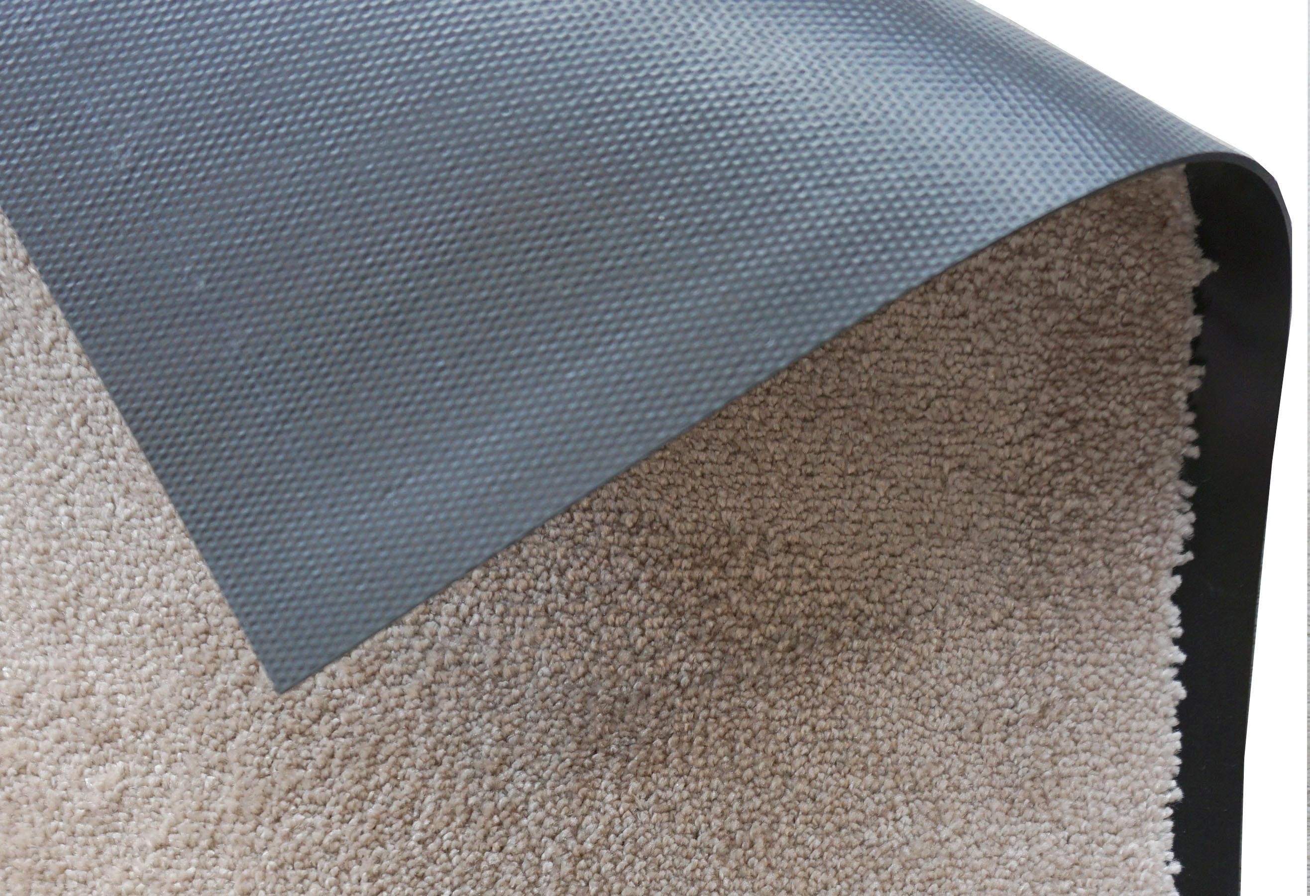 SCHÖNER WOHNEN-Kollektion Fußmatte Miami Uni, rechteckig, Höhe: 7 mm, Schmutzfangmatte, waschbar