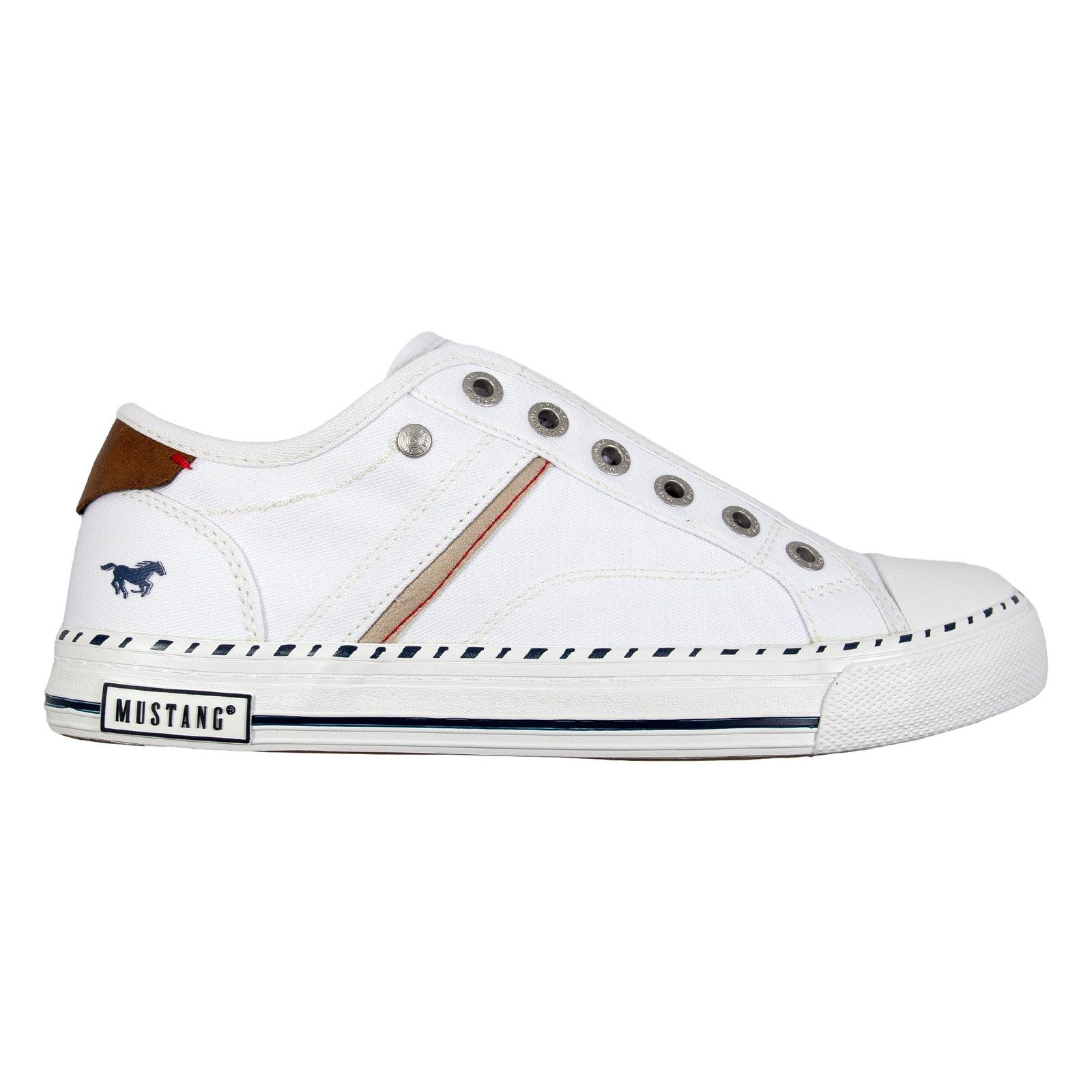MUSTANG Sneaker Slip-On Sneaker mit Markendetails