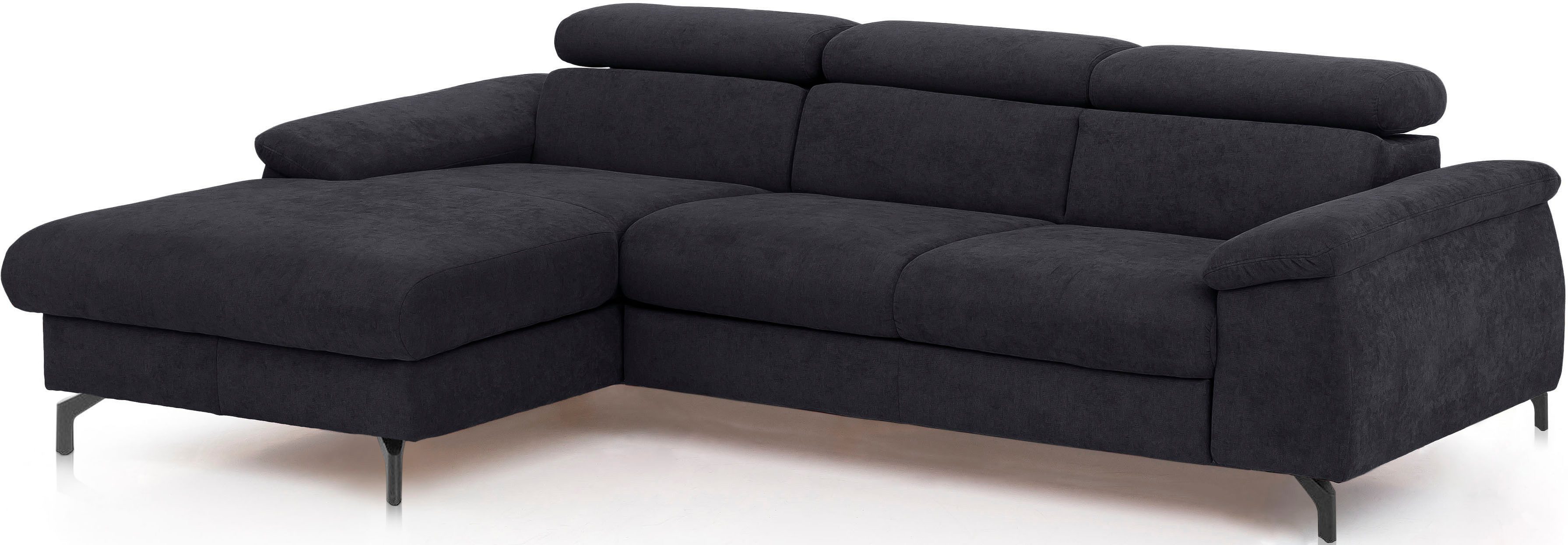 COTTA Ecksofa Kitty L-Form, B: 242 cm, mit Kopfteilverstellung, optional Bettfunktion & Bettkasten