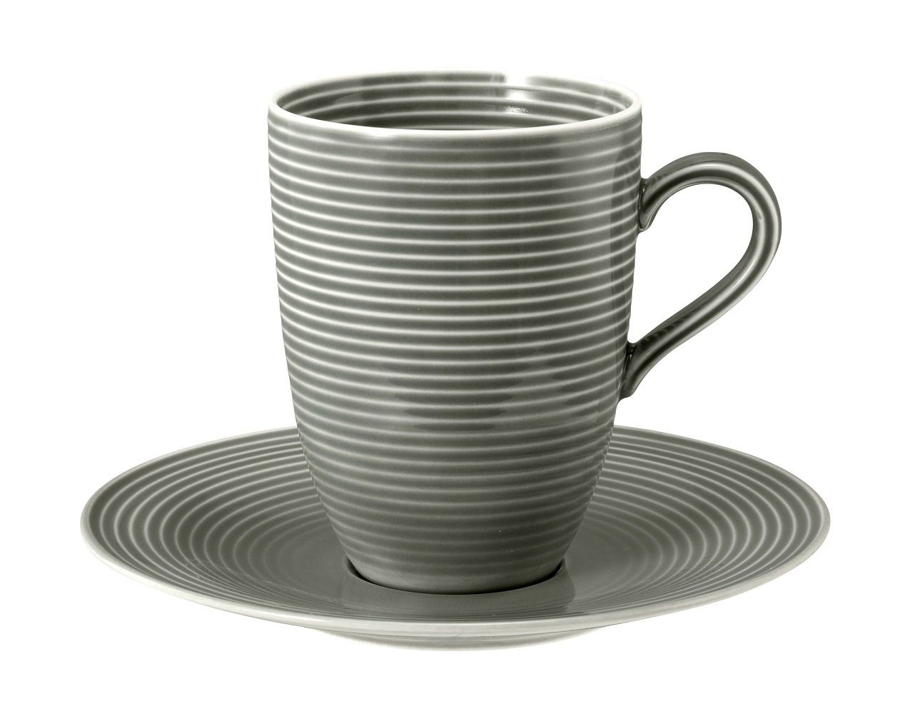 Seltmann Weiden Becher Seltmann Weiden Beat Perlgrau Becher+Untere 2tlg., Porzellan