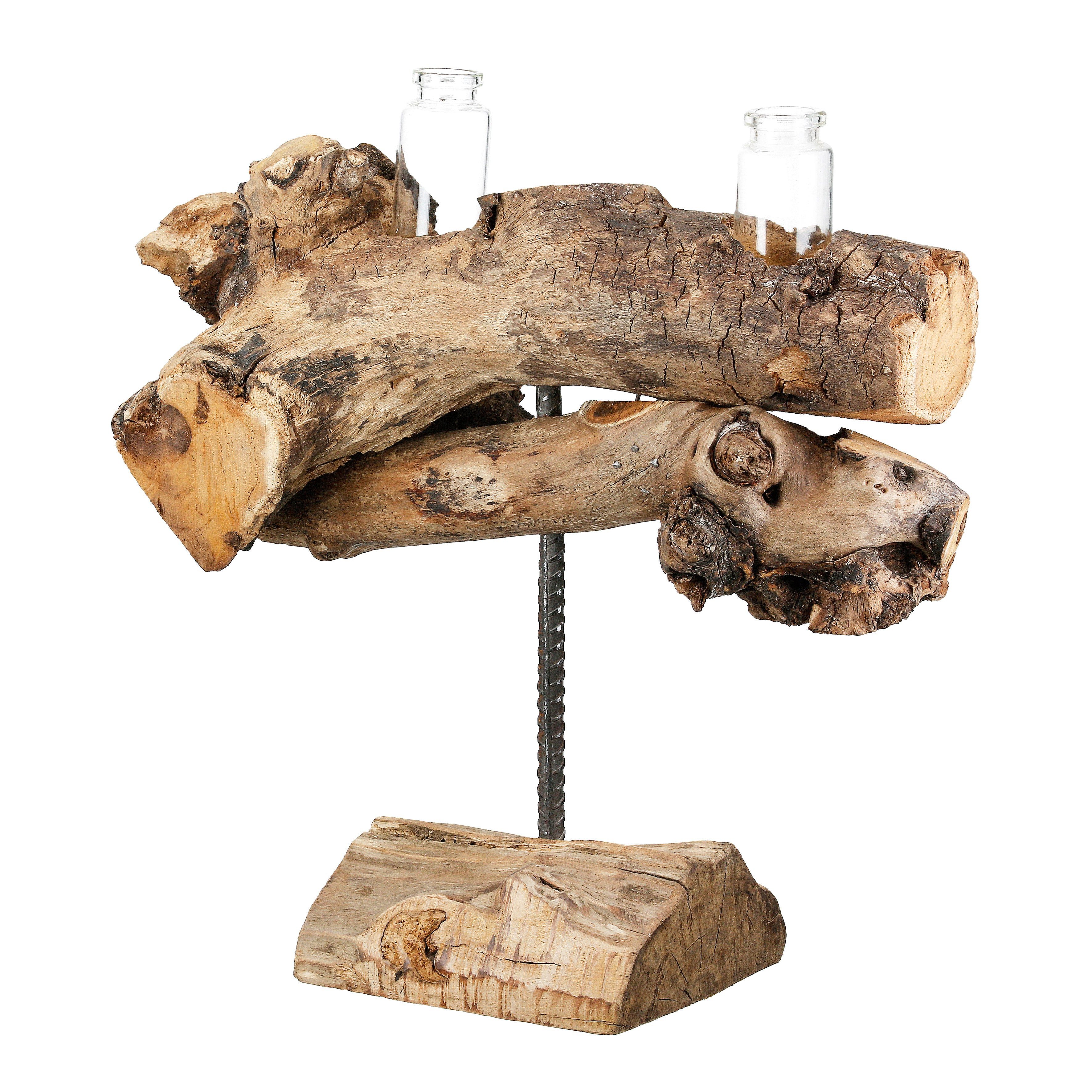 GILDE Dekofigur Skulptur aus Holz Bangkok 25cm hoch von Gilde - Hingucker - Holzkerzen