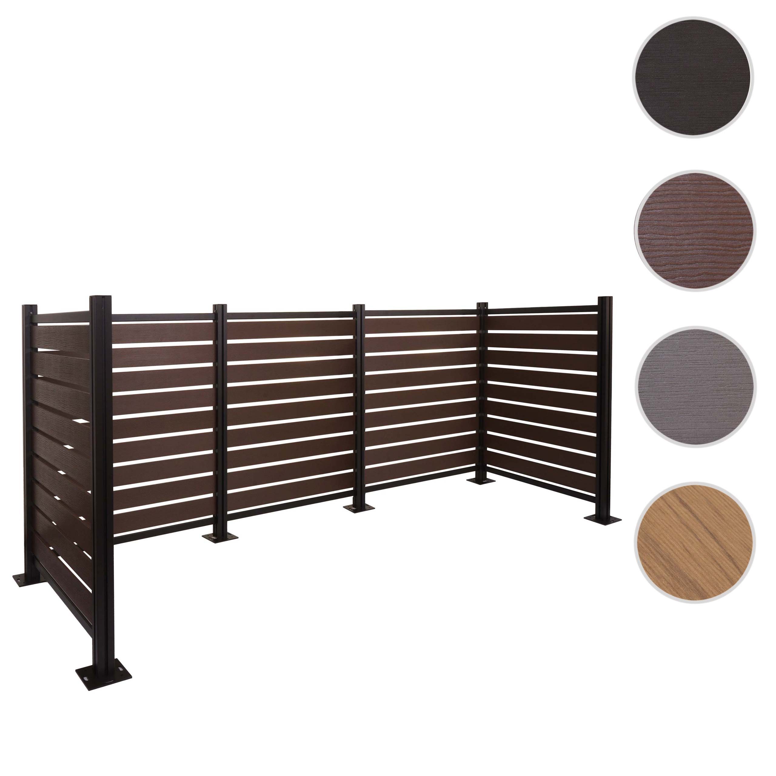 MCW Mülltonnenbox MCW-K57-4 (5 St), Beliebig erweiterbar, Einfache Montage (Stecksystem)