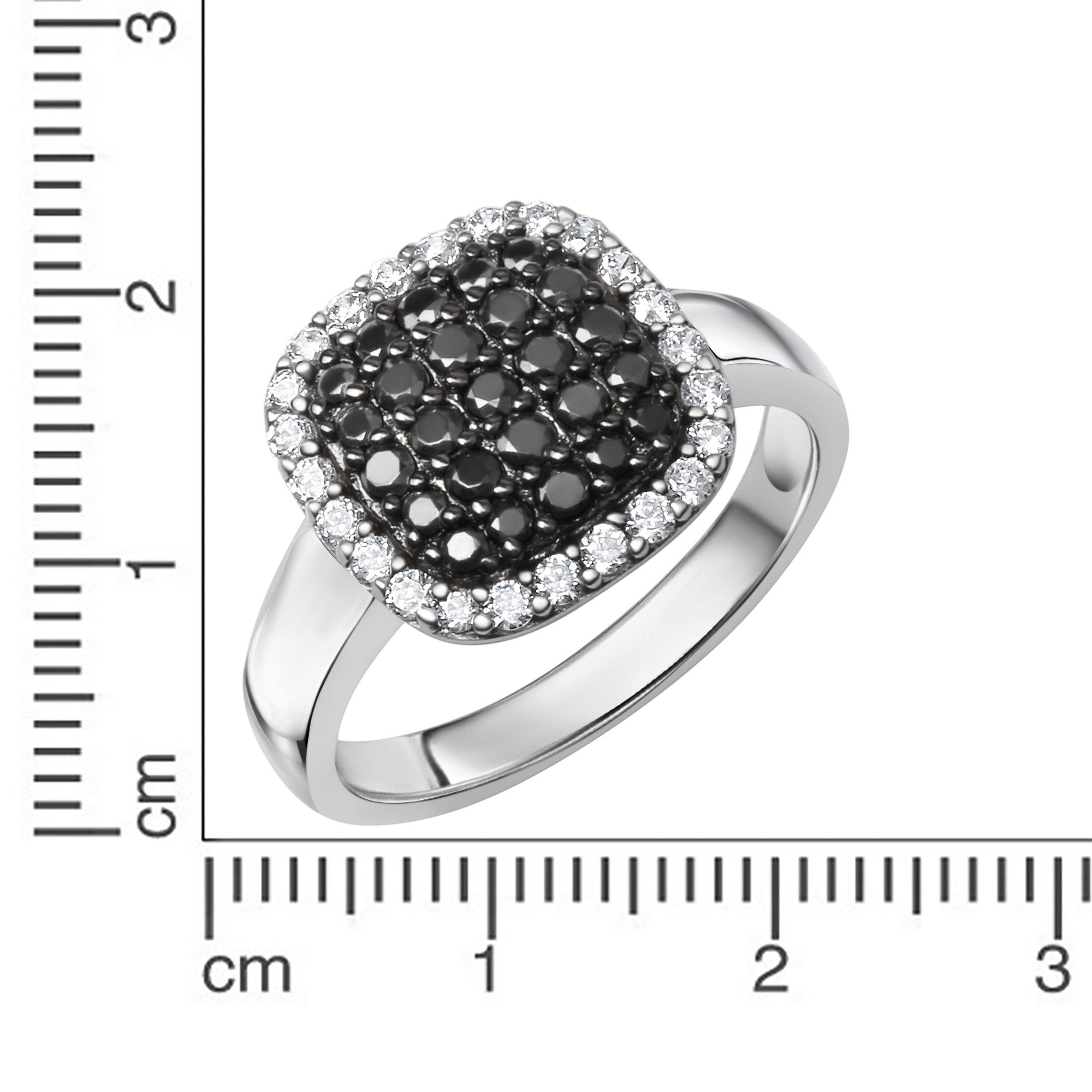 Zeeme Fingerring 925/- Sterling Silber rhodiniert günstig online kaufen