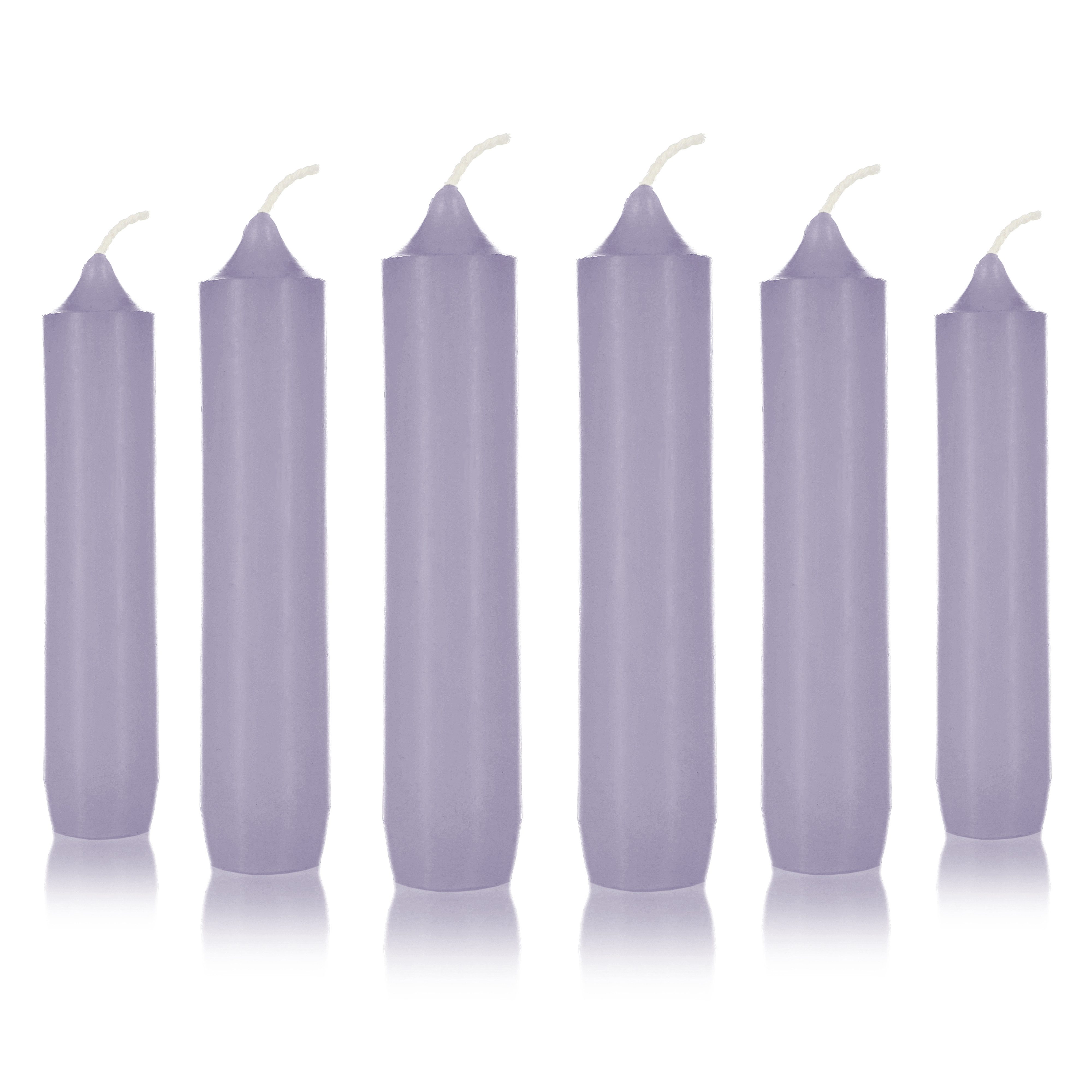 Nordstern Spitzkerze Stabkerzen 11 x 2,2 cm (Set, 6er), Ideale Tisch Deko für Hochzeit oder Weihnachten