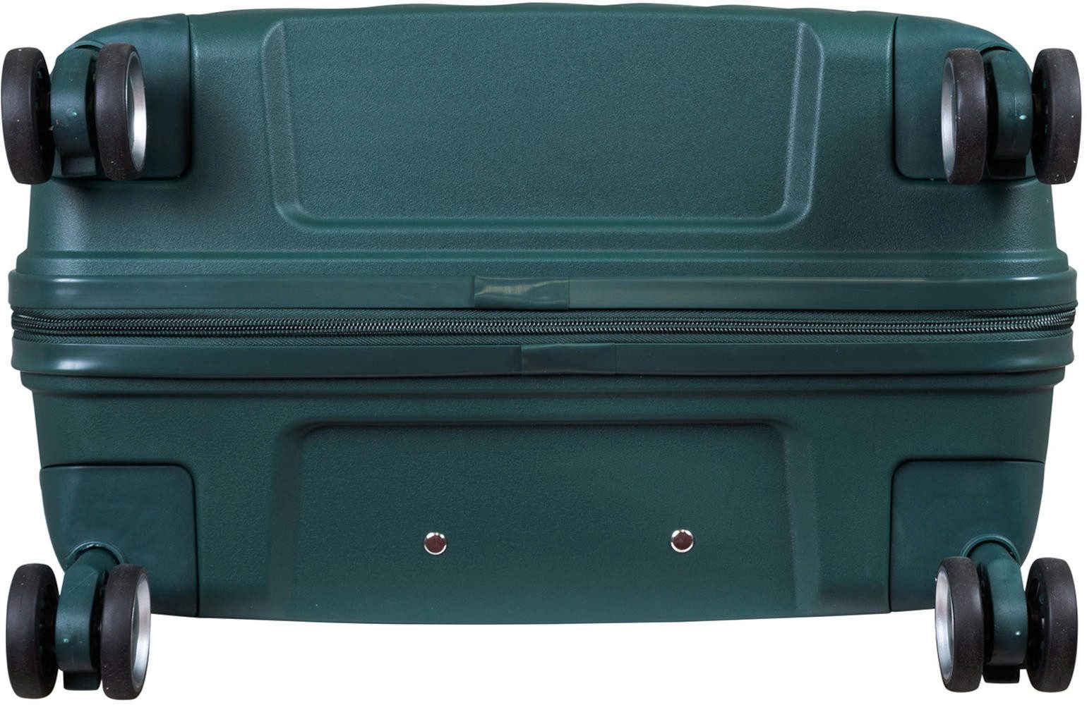 Warenhandel König Hartschalen-Trolley Helmersen, 4 Rollen, farbig einheitliche Griffe, Rollen und Reißverschlüsse