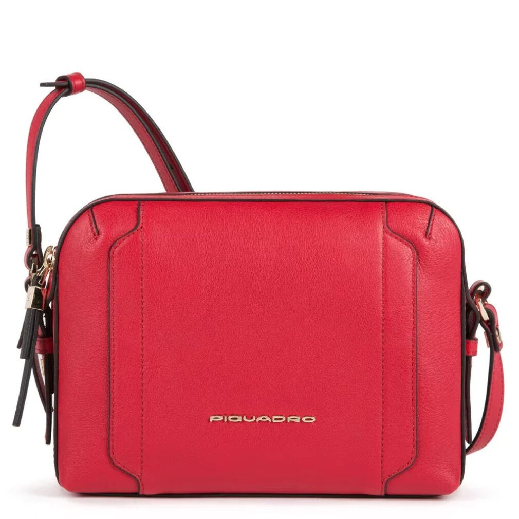 Piquadro Handtasche Camera Case 2 Zipper In Pelle 42022100 - Ladies Bag In Leather
