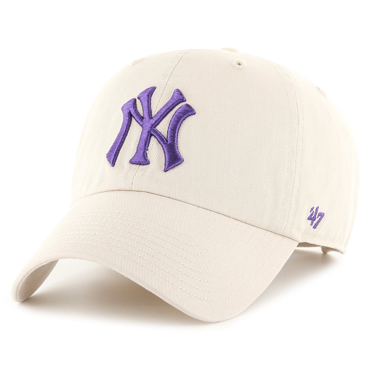 '47 Brand Baseball Cap Strapback CLEAN UP New York Yankees bone