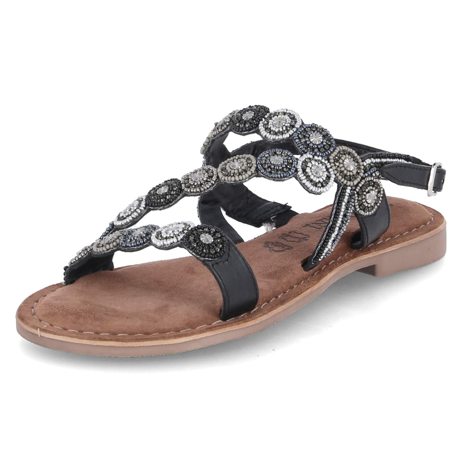 Lazamani LAZAMANI LA75441 BLACK Damen Leder & Textil black Sandalette