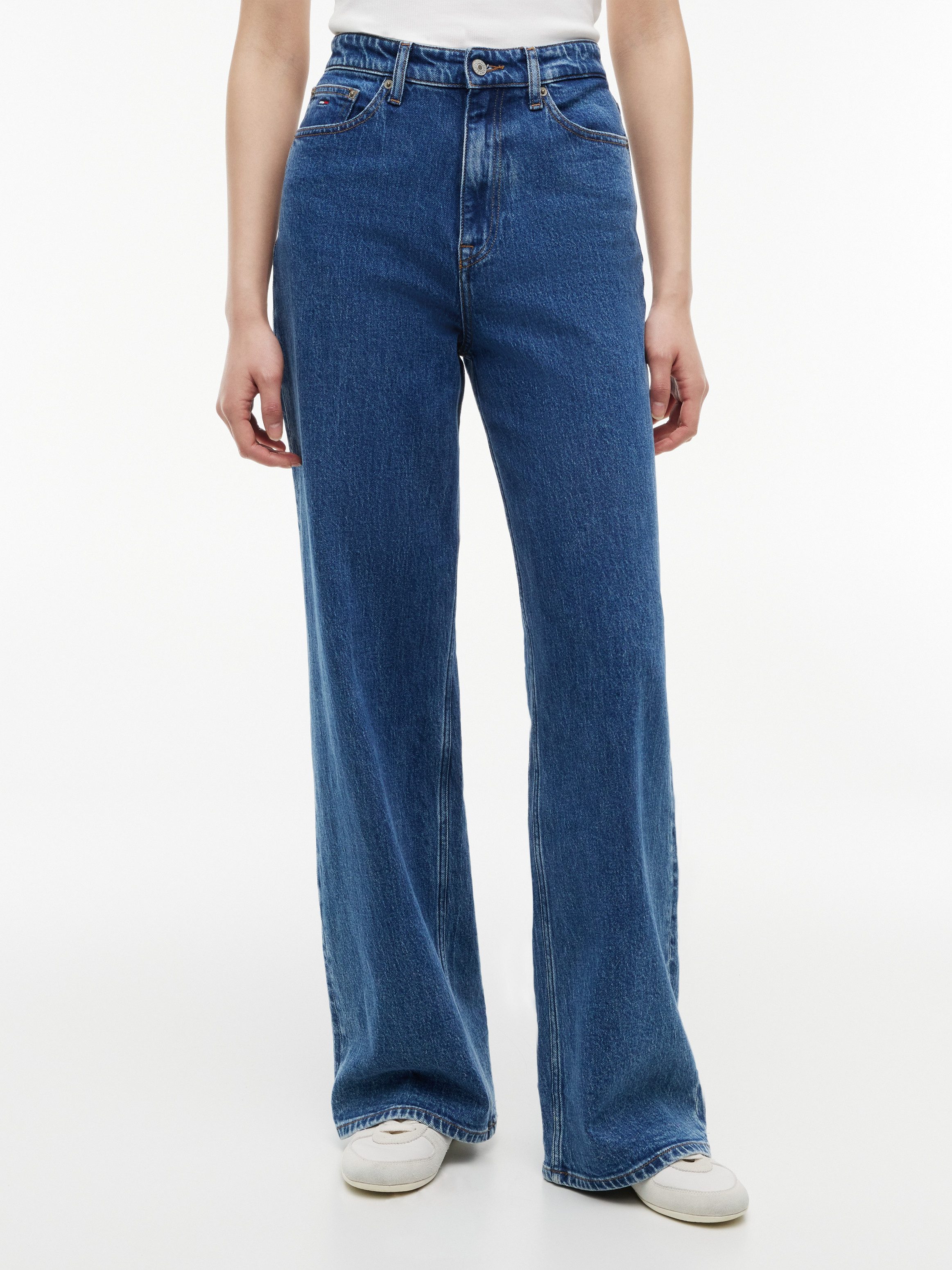 Tommy Jeans High-waist-Jeans CLAIRE HR WIDE BJ4133 Baumwollmischung, lässig geschnitten