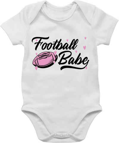 Shirtracer Shirtbody Football Babe rosa/schwarz Sport & Bewegung Baby