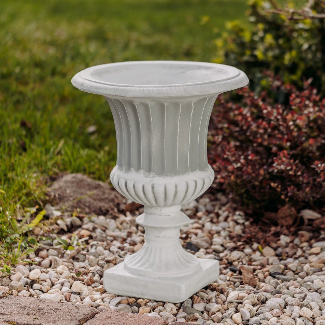 gartendekoparadies.de Pflanzkübel Blumenvase im antiken Look Pflanzgefäß, H. 46 cm, 7 Liter, 16 kg, Frostsicher