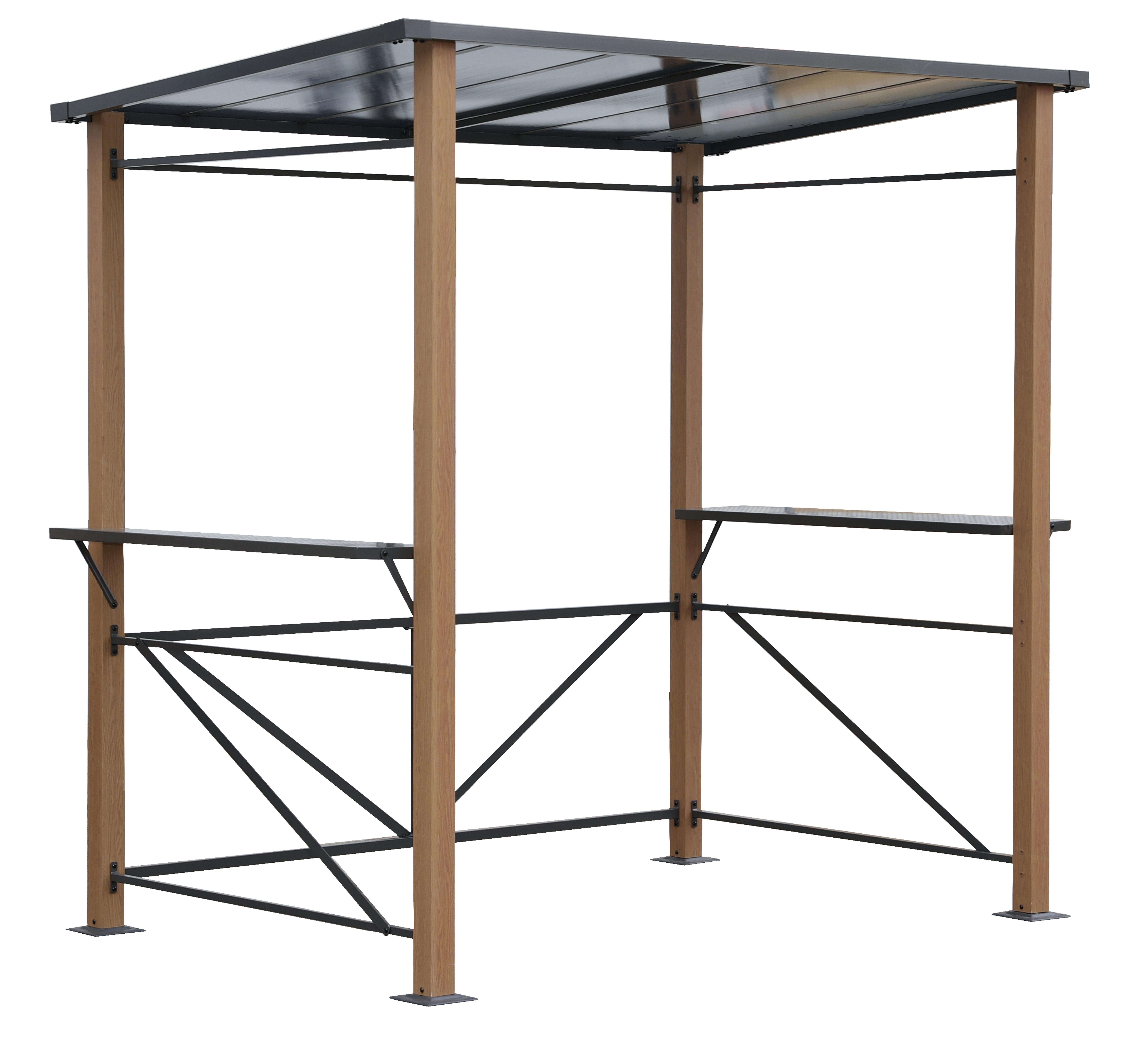 Leco Grillpavillon Luxus-Grillpavillon, ca. 235 x 150 x 227 cm günstig online kaufen