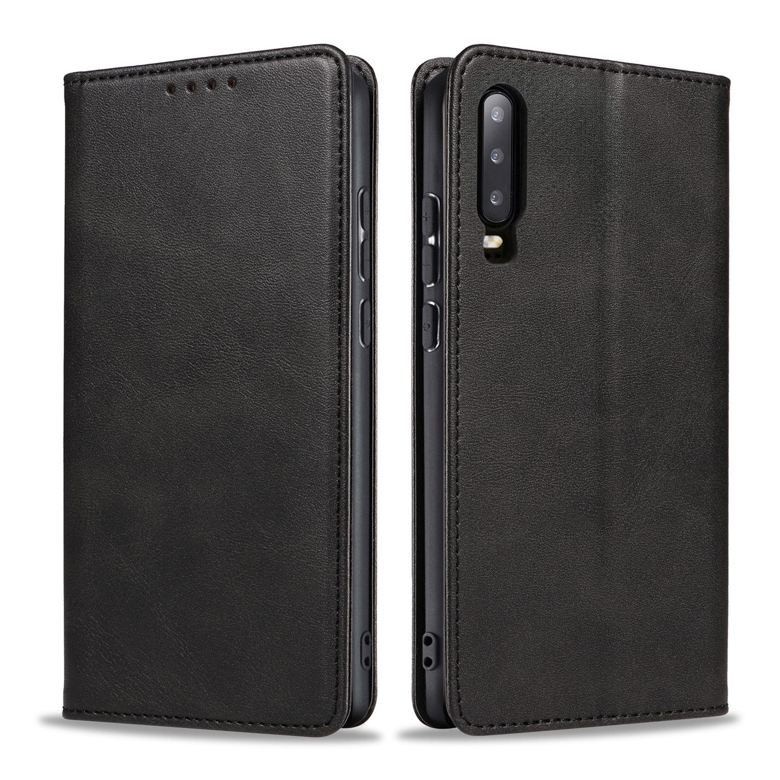 Tec-Expert Handyhülle Tasche Hülle für Huawei P30 6.1 Zoll, 6.1 ", Cover Klapphülle Case mit Kartenfach Fliphülle aufstellbar