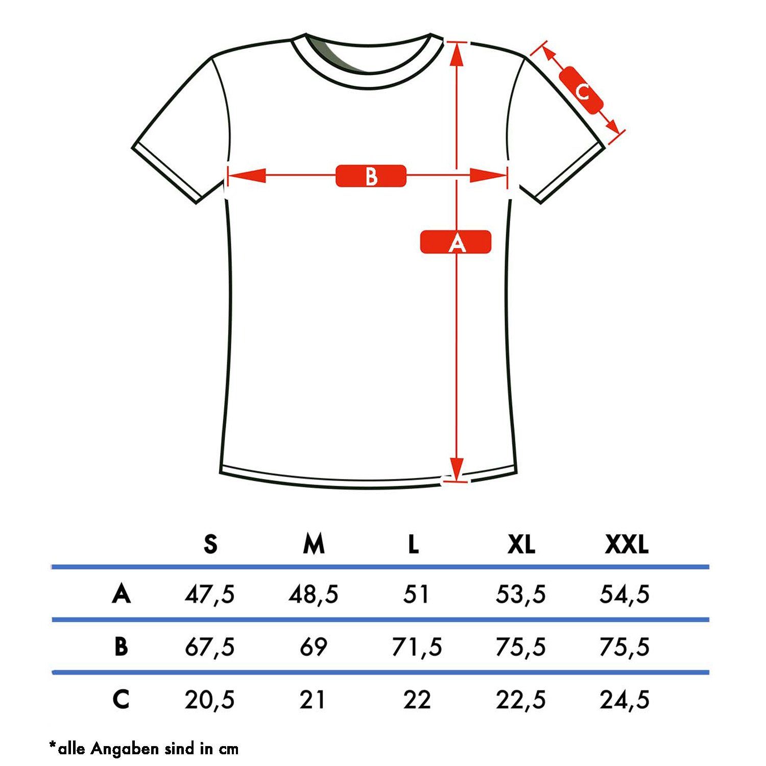 Universum Sportwear T-Shirt Modern Cotton Rundhalsausschnitt, Baumwoll weiß Shirt 100% C-Neck