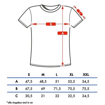 Universum Sportwear T-Shirt Modern Cotton C-Neck Rundhalsausschnitt, 100% Baumwoll Shirt