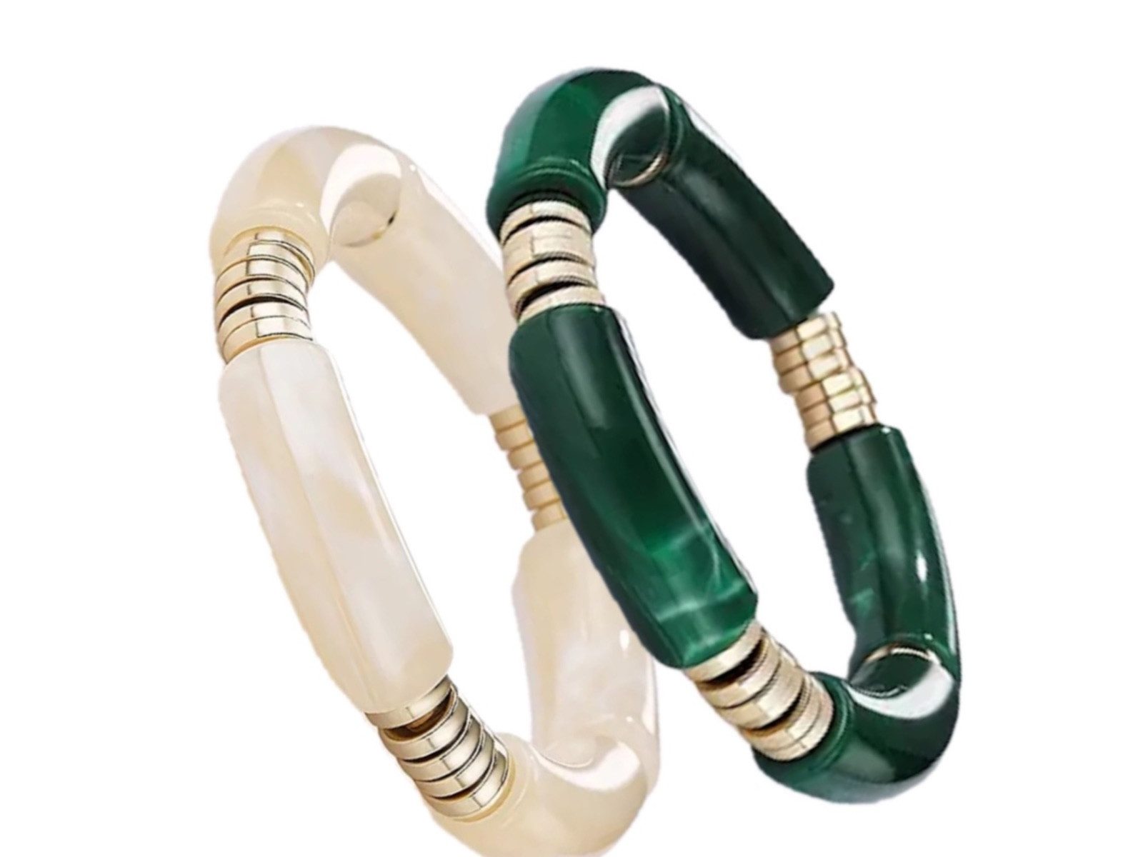 LK Trend & Style Armreif Buntes elastisches Armband (klasse Modeschmuck), wunderschöne Farben, großartiges Basic