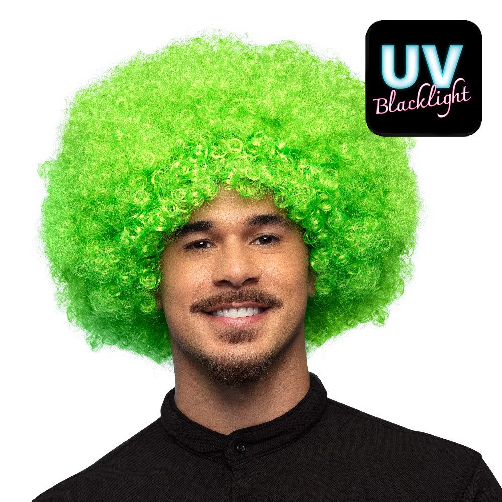 Boland Kostüm-Perücke Hippie Locken Perücke 'Groove' für Erwachsene, Fa