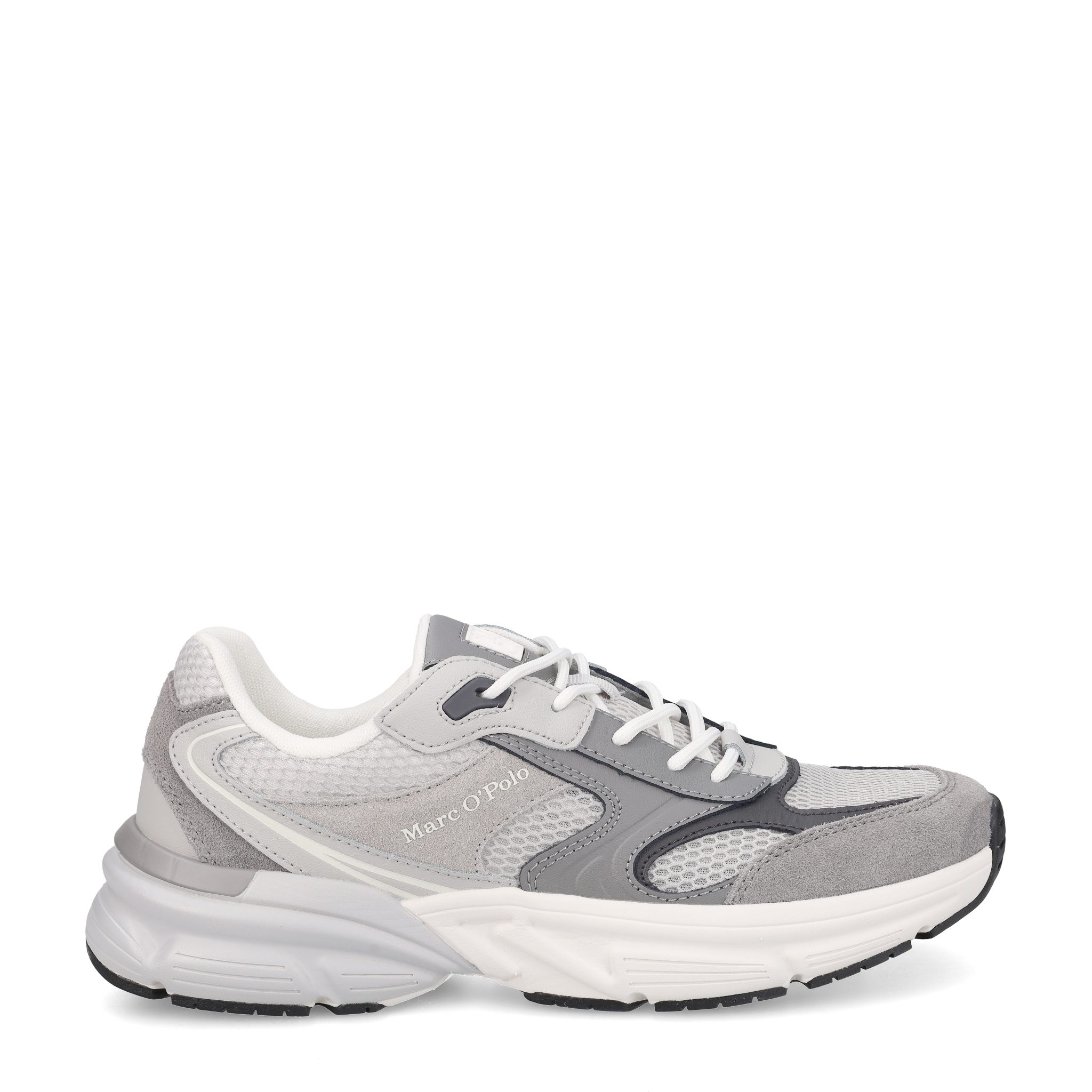 Marc O'Polo Marc O’ Polo PERSEY 1M, Schnürschuhe, Grau, kombiniert, Herren Schnürschuh