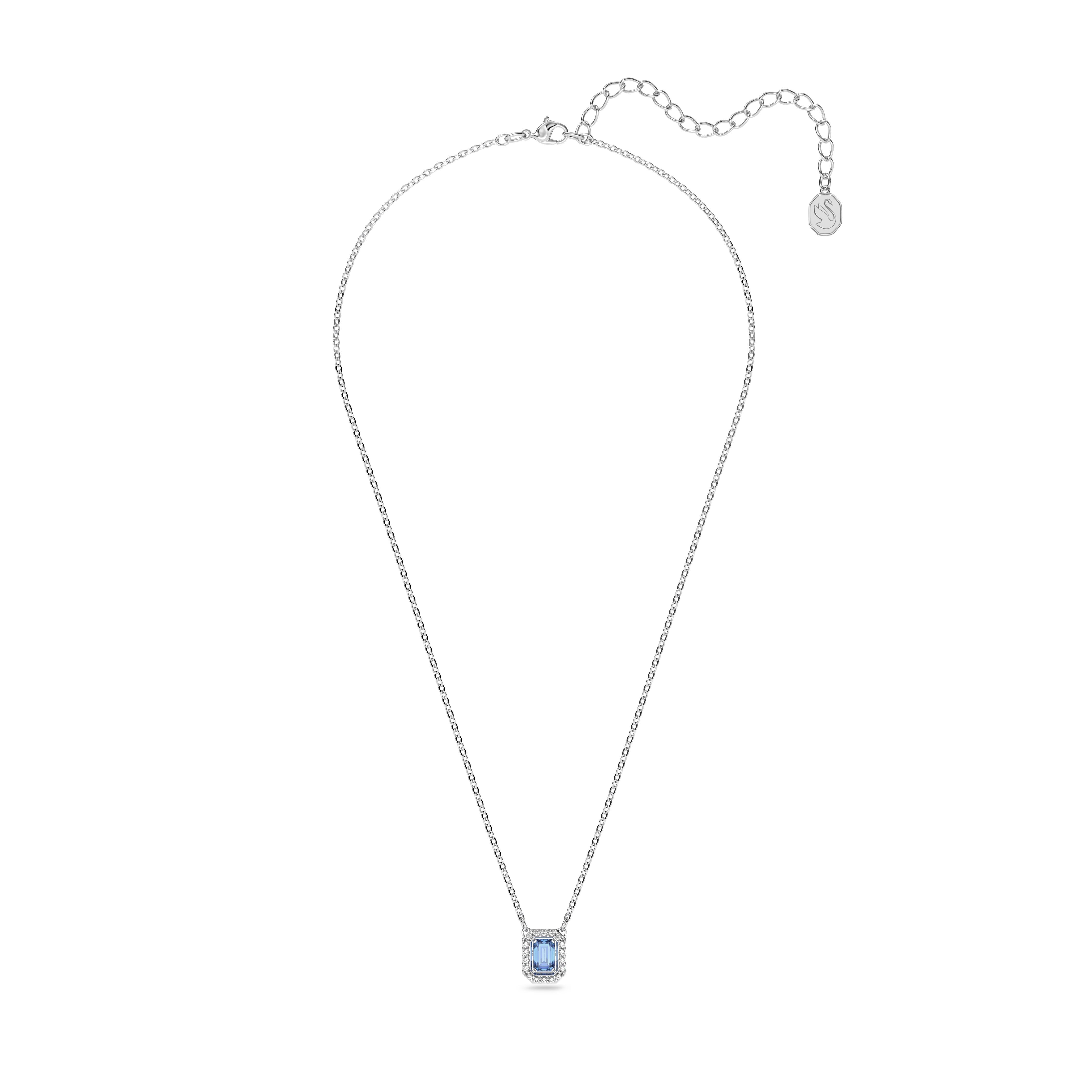 Swarovski Goldkette blau...