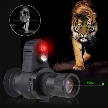 Welikera Nachtsichtgerät Infrarot-Nachtsichtbrille mit Laser-Zielvorrichtung,Fernrohre