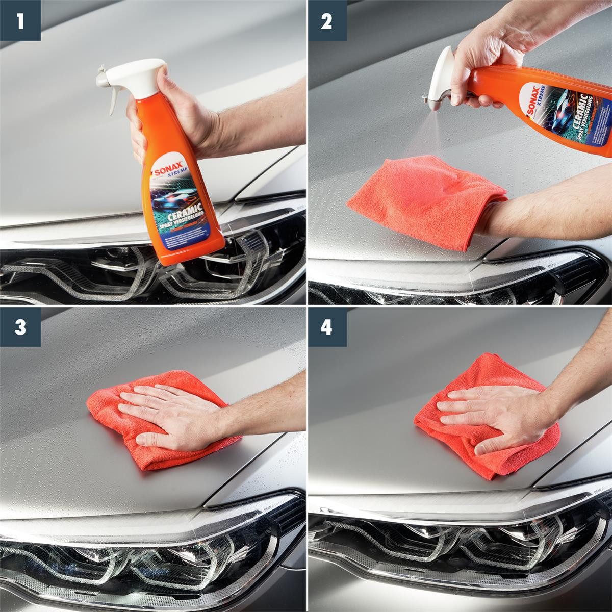 Sonax Lackpolitur SONAX XTREME Ceramic Spray Versiegelung 750 ml Autopolitur, Sonax Xtreme Ceramic Spray Versiegelung 750ml Autopolitur – Bild 4 von 5