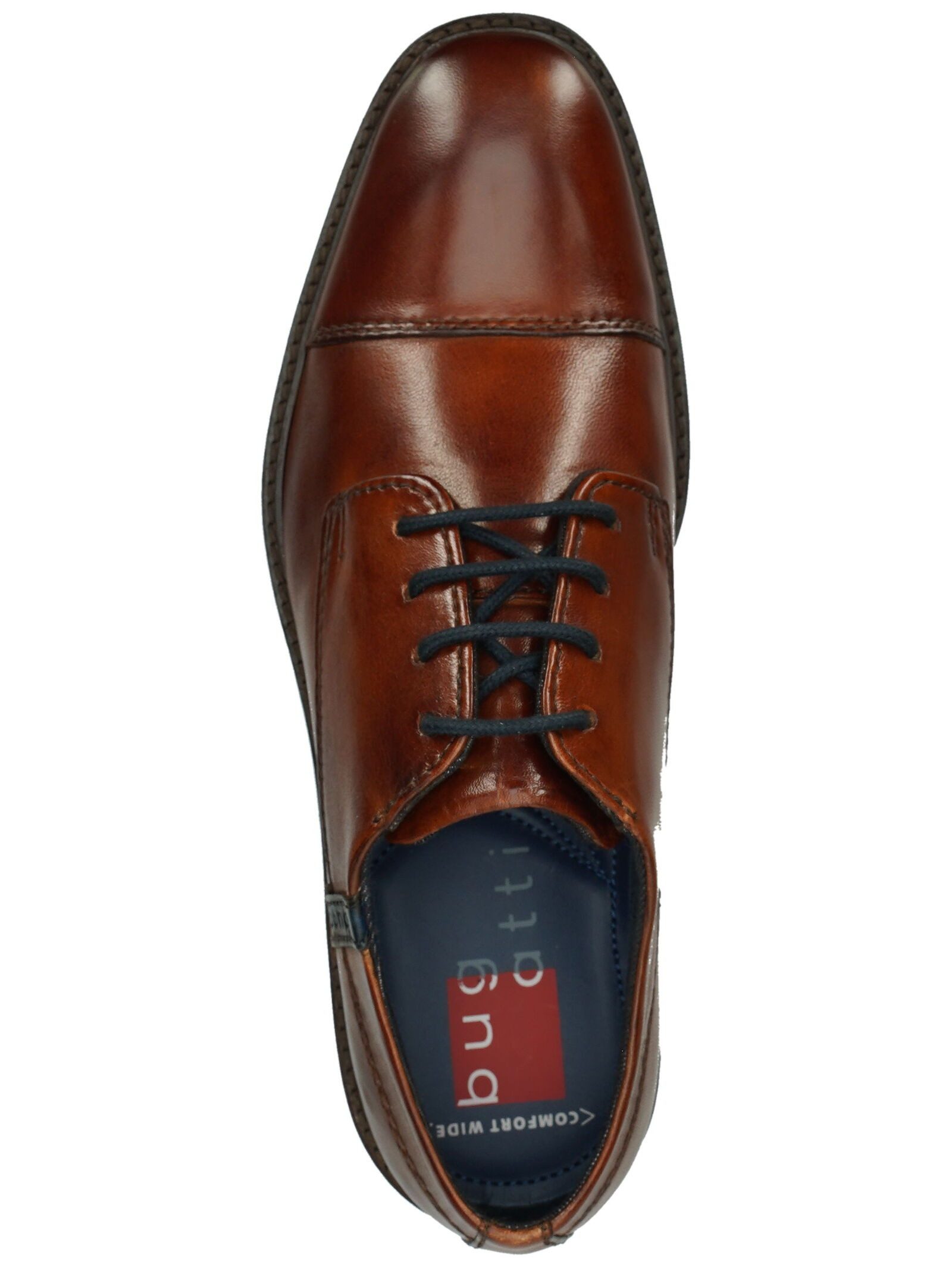 bugatti bugatti Businessschuhe Glattleder Schnürschuh